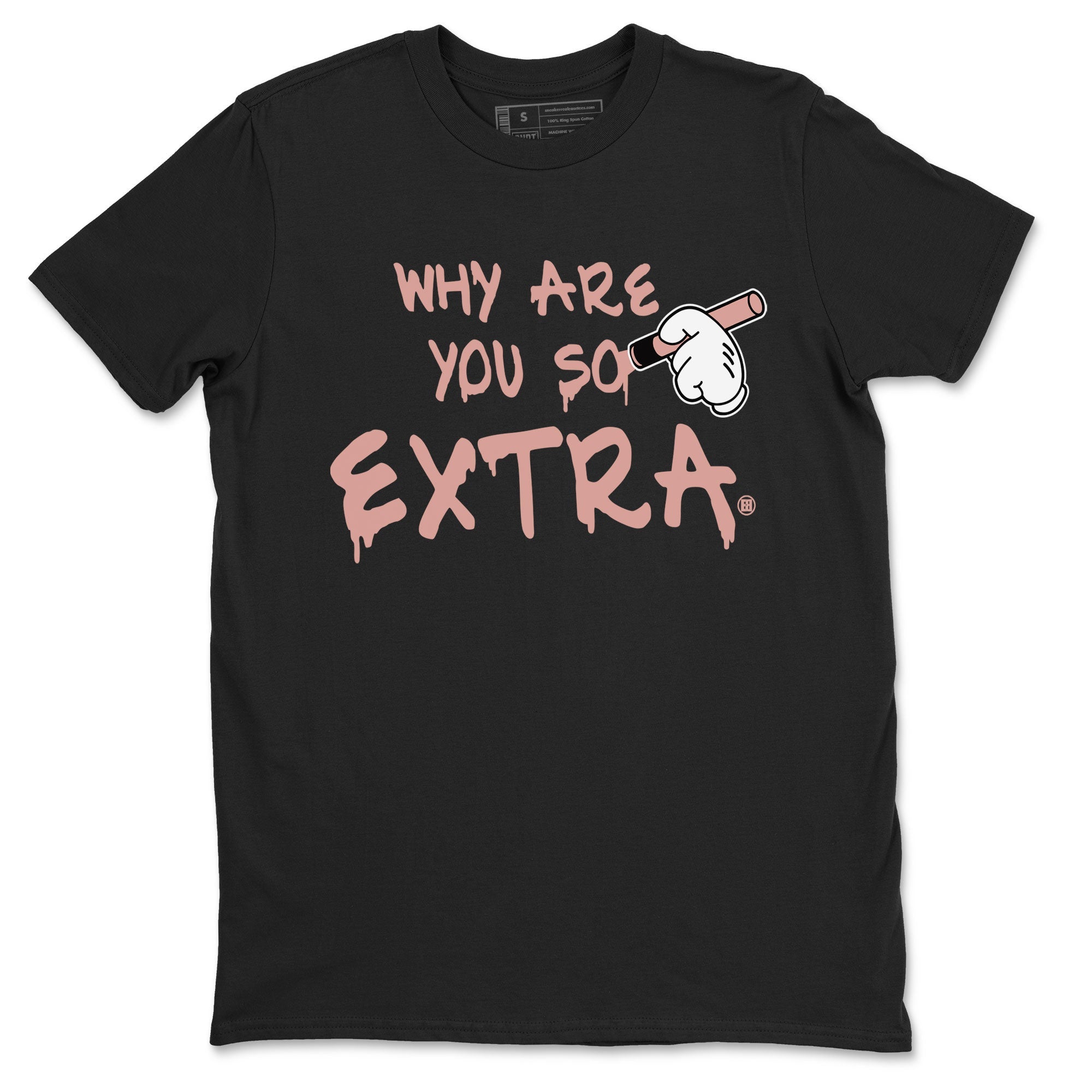Dunks Low Rose Whisper shirt to match jordans Why Are You So Extra Streetwear Sneaker Shirt Dunk Rose Whisper Drip Gear Zone Sneaker Matching Clothing Unisex Black 2 T-Shirt