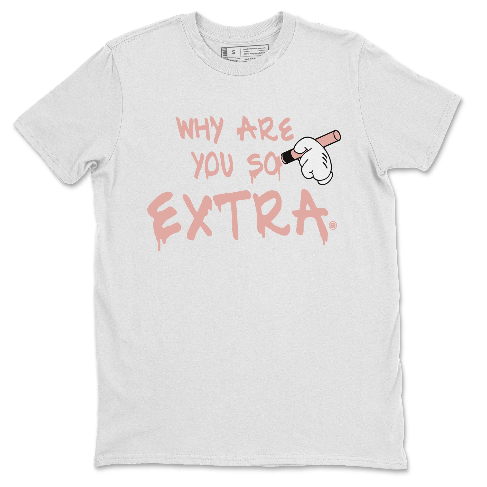 Dunks Low Rose Whisper shirt to match jordans Why Are You So Extra Streetwear Sneaker Shirt Dunk Rose Whisper Drip Gear Zone Sneaker Matching Clothing Unisex White 2 T-Shirt