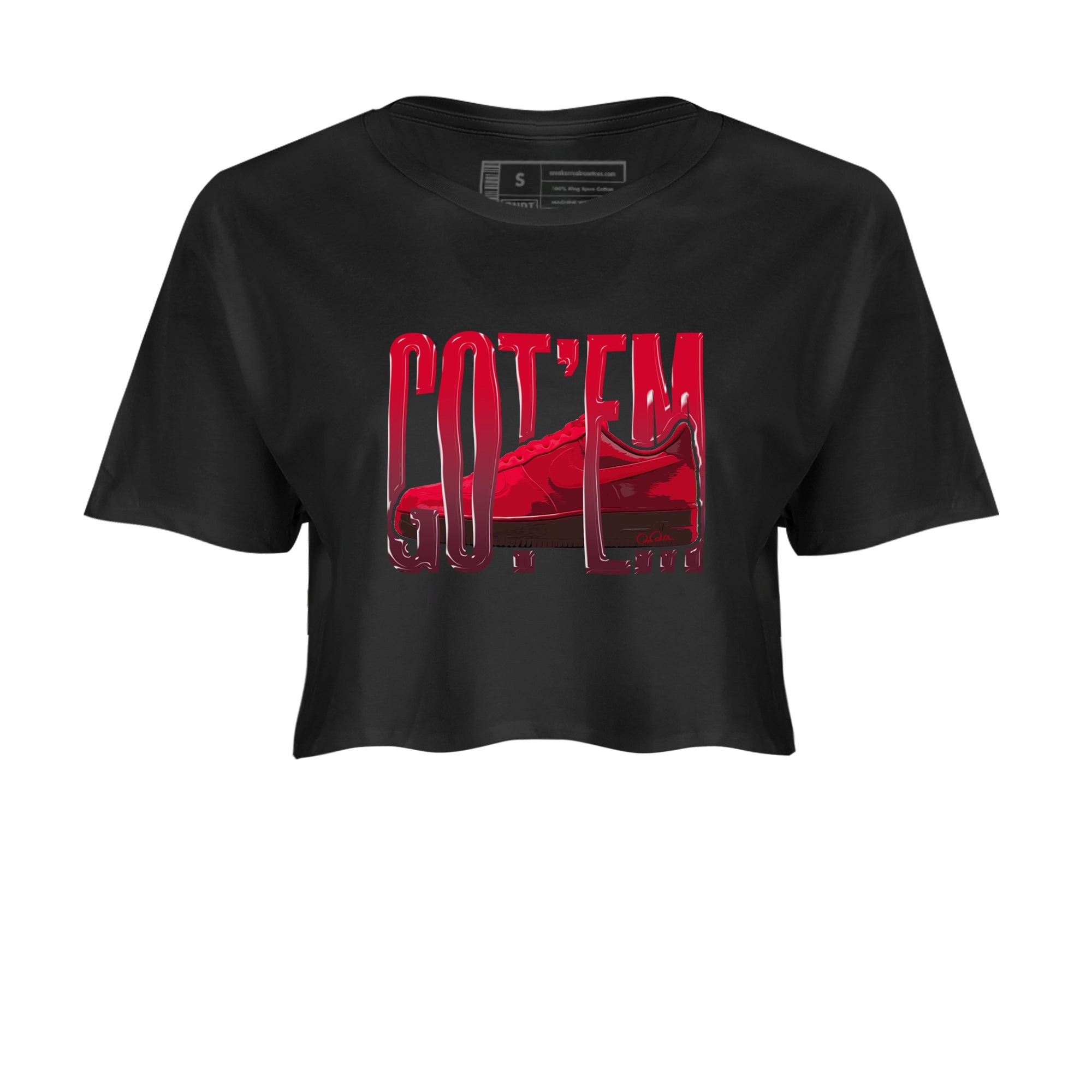 Air Force 1 Layers of Love shirt to match jordans Wiggling Gotem sneaker tees af1 Layers of Love Drip Gear Zone Black 2 crop length shirt
