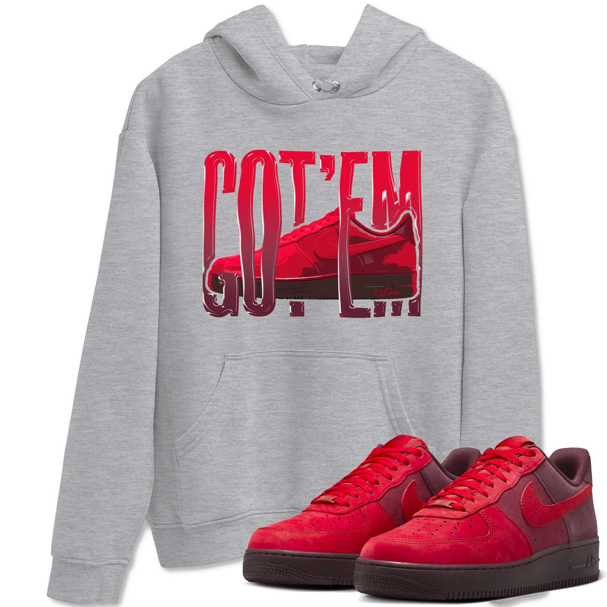 Air Force 1 Layers of Love shirt to match jordans Wiggling Gotem sneaker tees af1 Layers of Love Drip Gear Zone unisex cotton Heather Grey 1 crew neck shirt