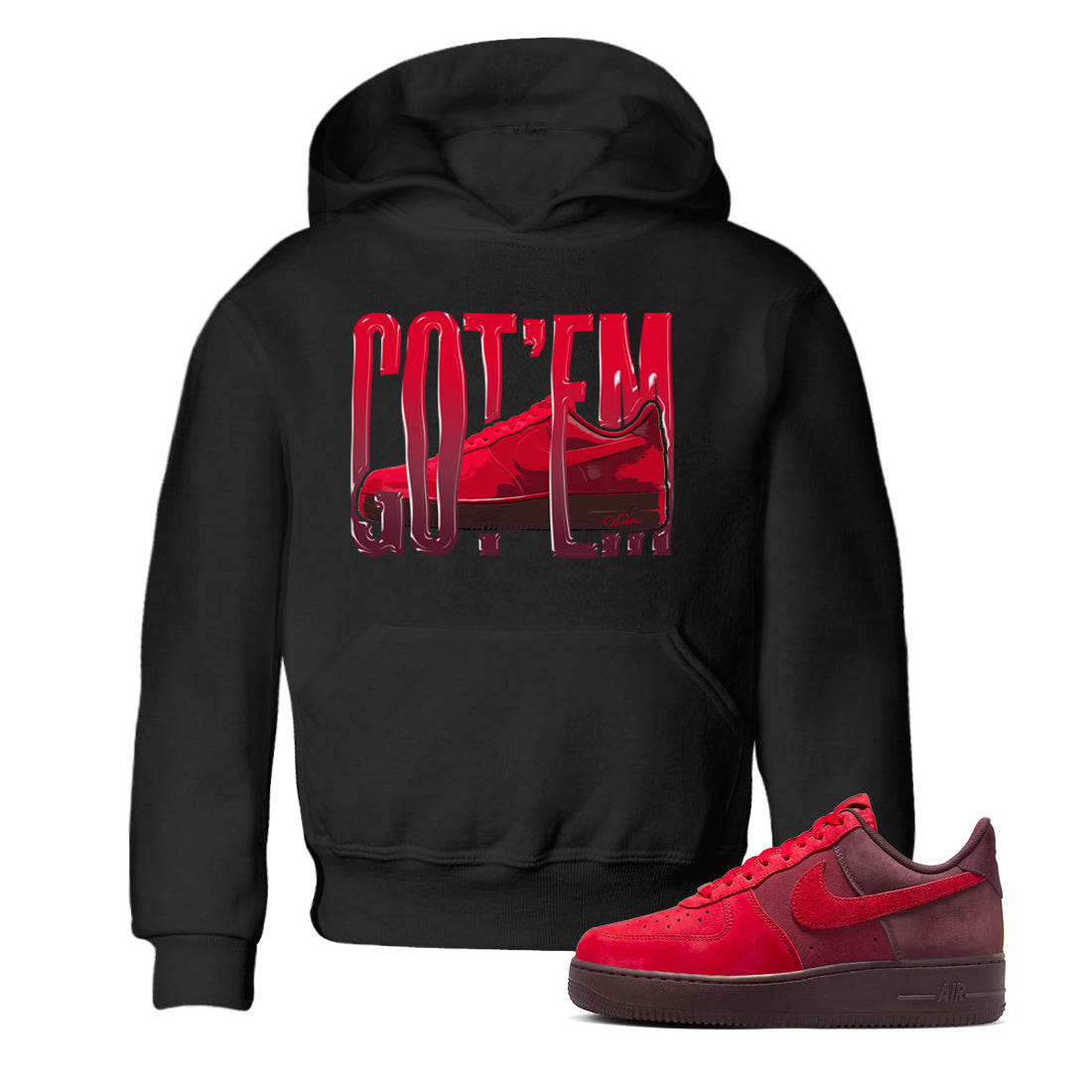 Air Force 1 Layers of Love shirt to match jordans Wiggling Gotem sneaker tees af1 Layers of Love Drip Gear Zone baby toddler Black 1 cotton Shirt