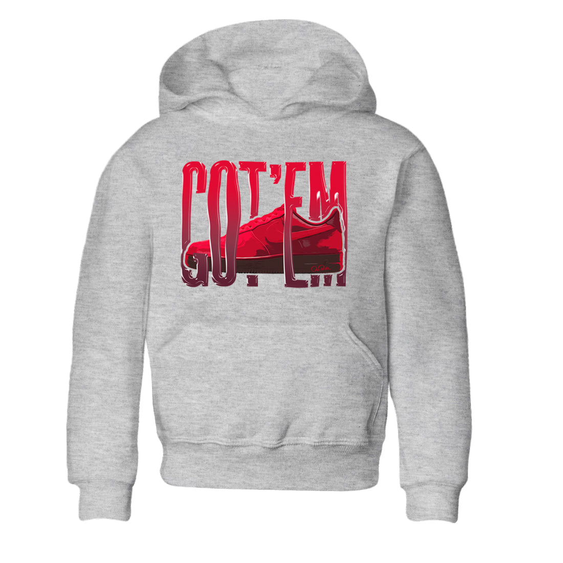 Air Force 1 Layers of Love shirt to match jordans Wiggling Gotem sneaker tees af1 Layers of Love Drip Gear Zone baby toddler Heather Grey 2 cotton Shirt