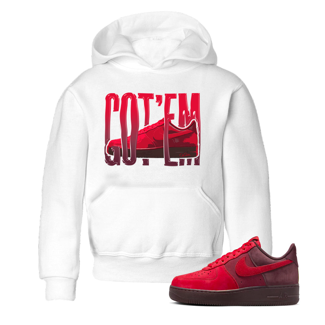Air Force 1 Layers of Love shirt to match jordans Wiggling Gotem sneaker tees af1 Layers of Love Drip Gear Zone baby toddler White 1 cotton Shirt