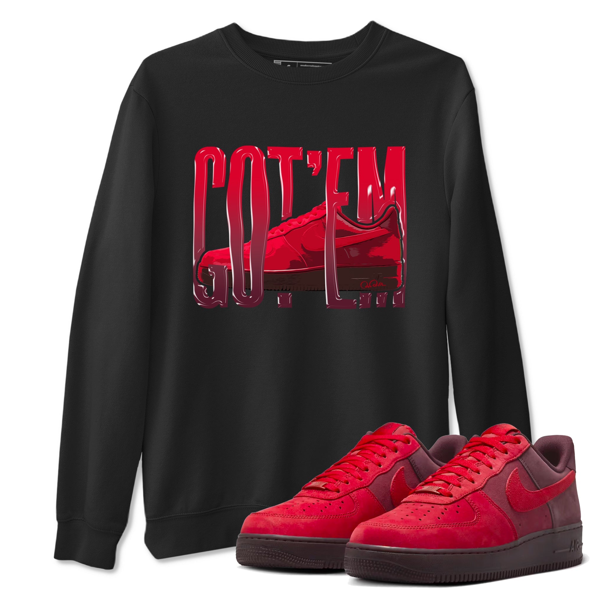 Air Force 1 Layers of Love shirt to match jordans Wiggling Gotem sneaker tees af1 Layers of Love Drip Gear Zone unisex cotton Black 1 crew neck shirt