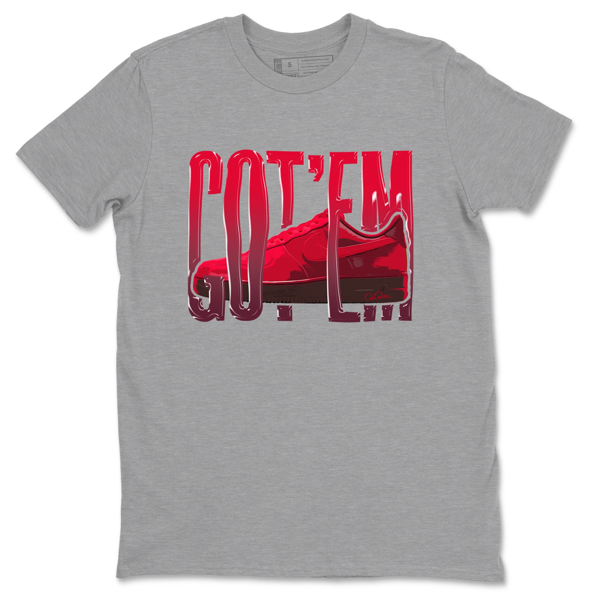 Air Force 1 Layers of Love shirt to match jordans Wiggling Gotem sneaker tees af1 Layers of Love Drip Gear Zone unisex cotton Heather Grey 2 crew neck shirt