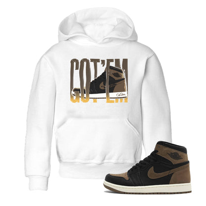 Air Jordan 1 Palomino shirt to match jordans Wiggling Gotem Streetwear Sneaker Shirt AJ1 High Palomino Drip Gear Zone Sneaker Matching Clothing Baby Toddler White 1 T-Shirt