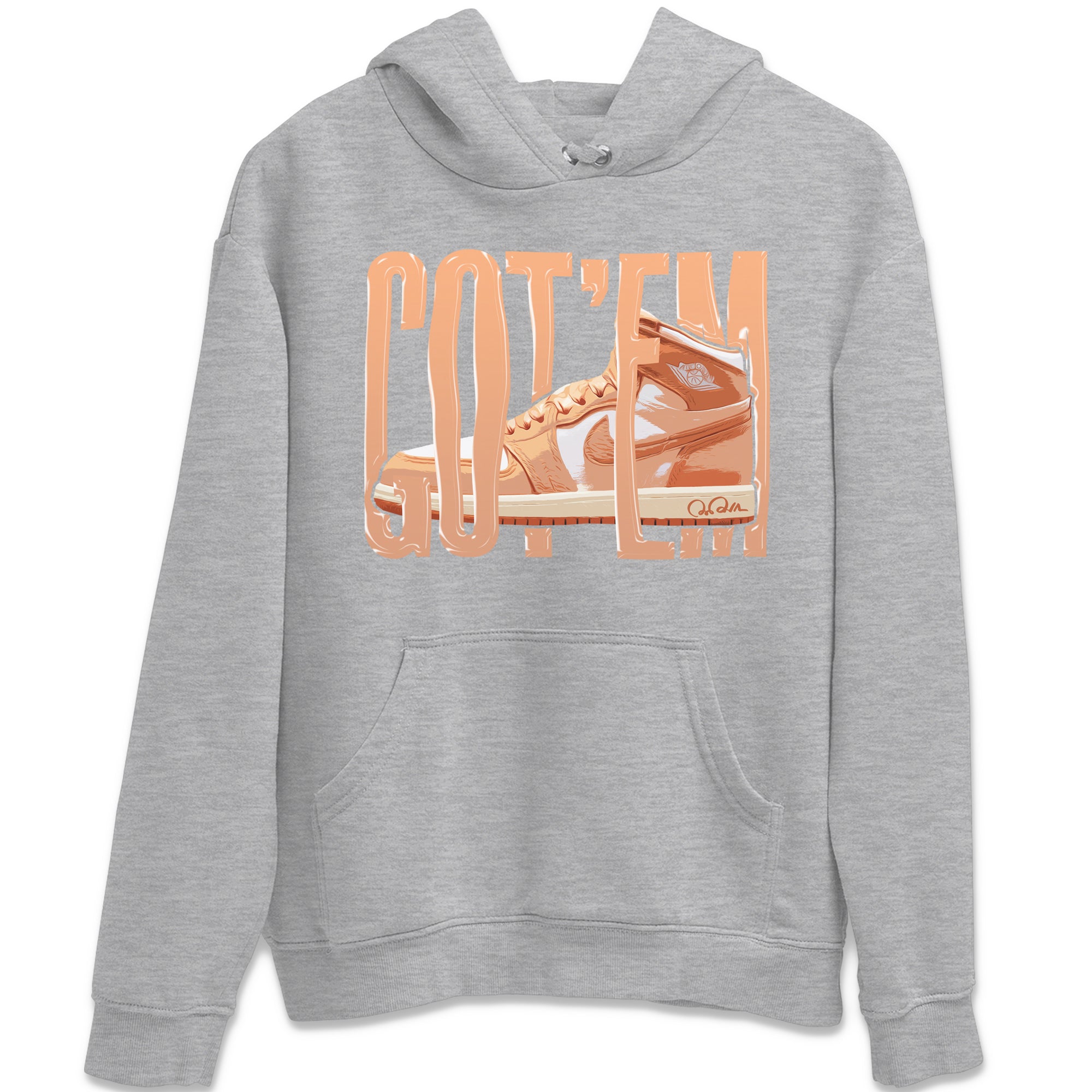 Air Jordan 1 Praline shirt to match jordans Wiggling Gotem Streetwear Sneaker Shirt AJ1Praline Drip Gear Zone Sneaker Matching Clothing Unisex Heather Grey 2 T-Shirt