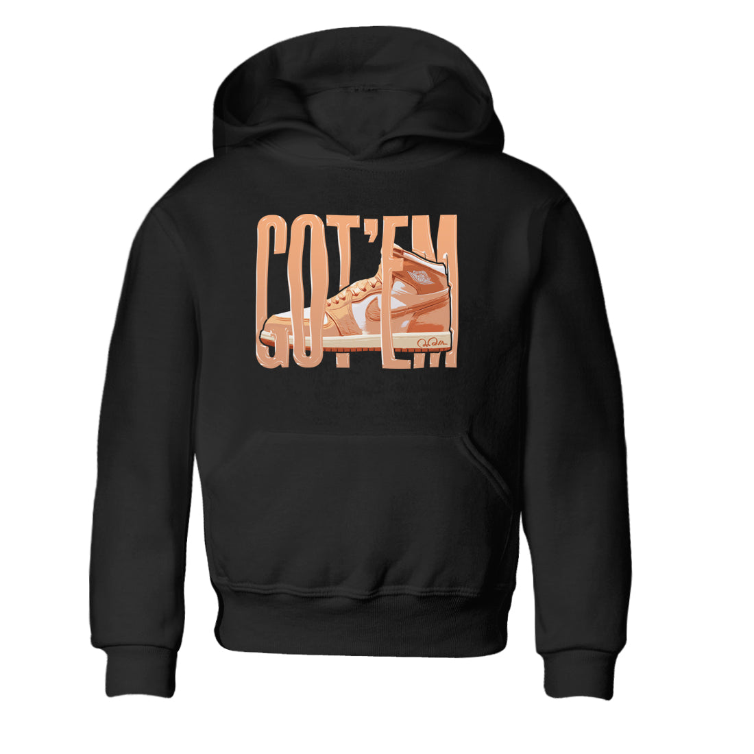 Air Jordan 1 Praline shirt to match jordans Wiggling Gotem Streetwear Sneaker Shirt AJ1Praline Drip Gear Zone Sneaker Matching Clothing Baby Toddler Black 2 T-Shirt