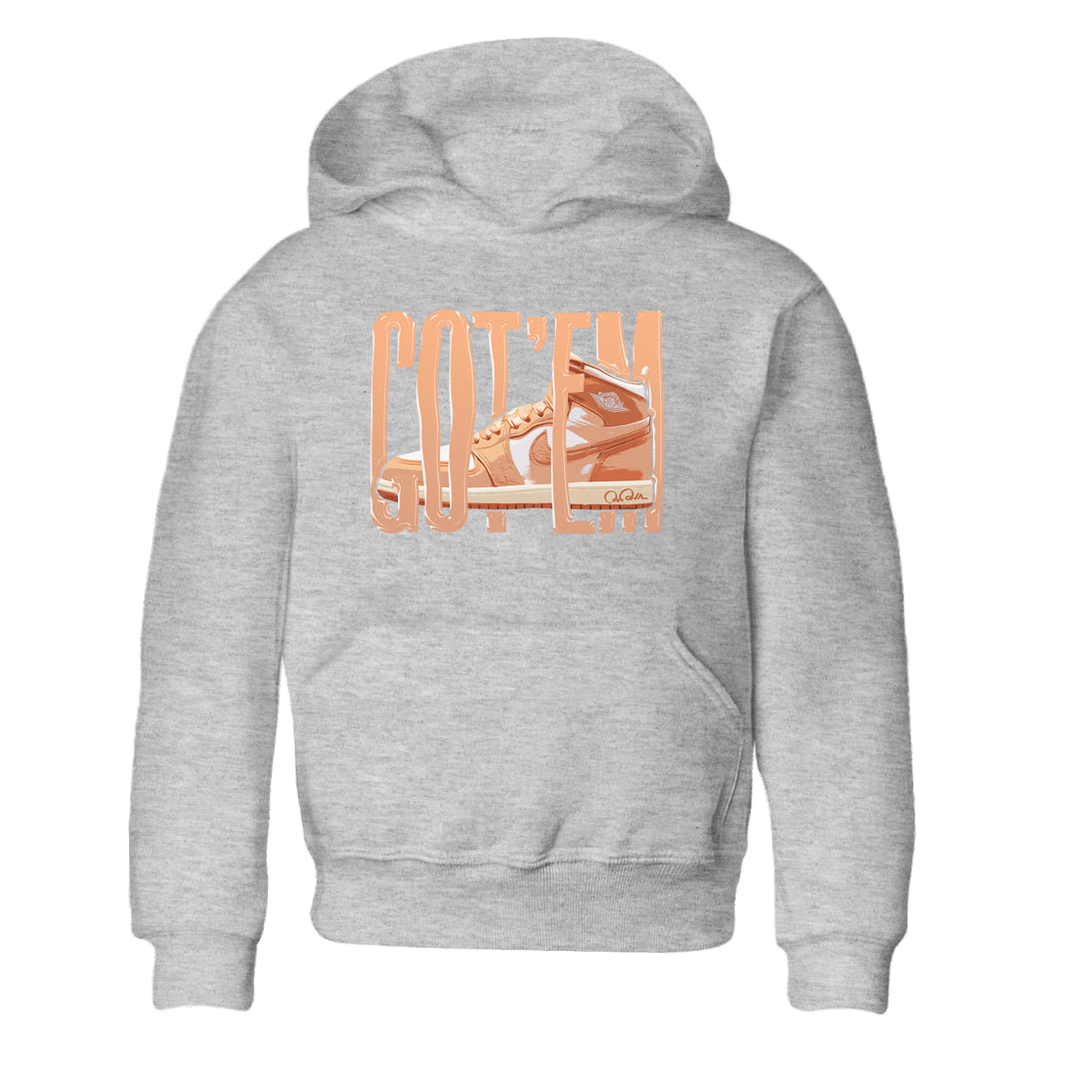 Air Jordan 1 Praline shirt to match jordans Wiggling Gotem Streetwear Sneaker Shirt AJ1Praline Drip Gear Zone Sneaker Matching Clothing Baby Toddler Heather Grey 2 T-Shirt