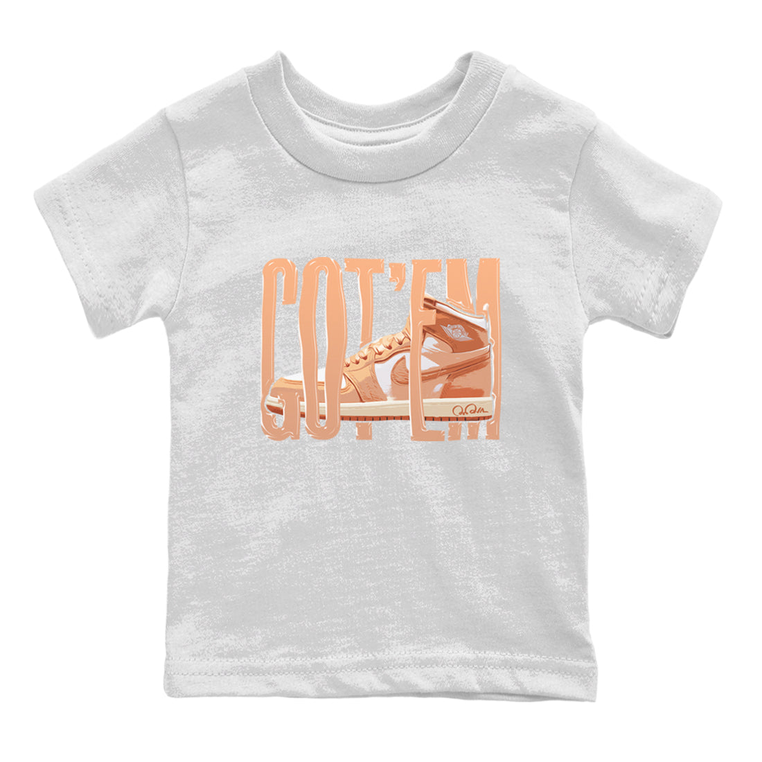Air Jordan 1 Praline shirt to match jordans Wiggling Gotem Streetwear Sneaker Shirt AJ1Praline Drip Gear Zone Sneaker Matching Clothing Baby Toddler White 2 T-Shirt