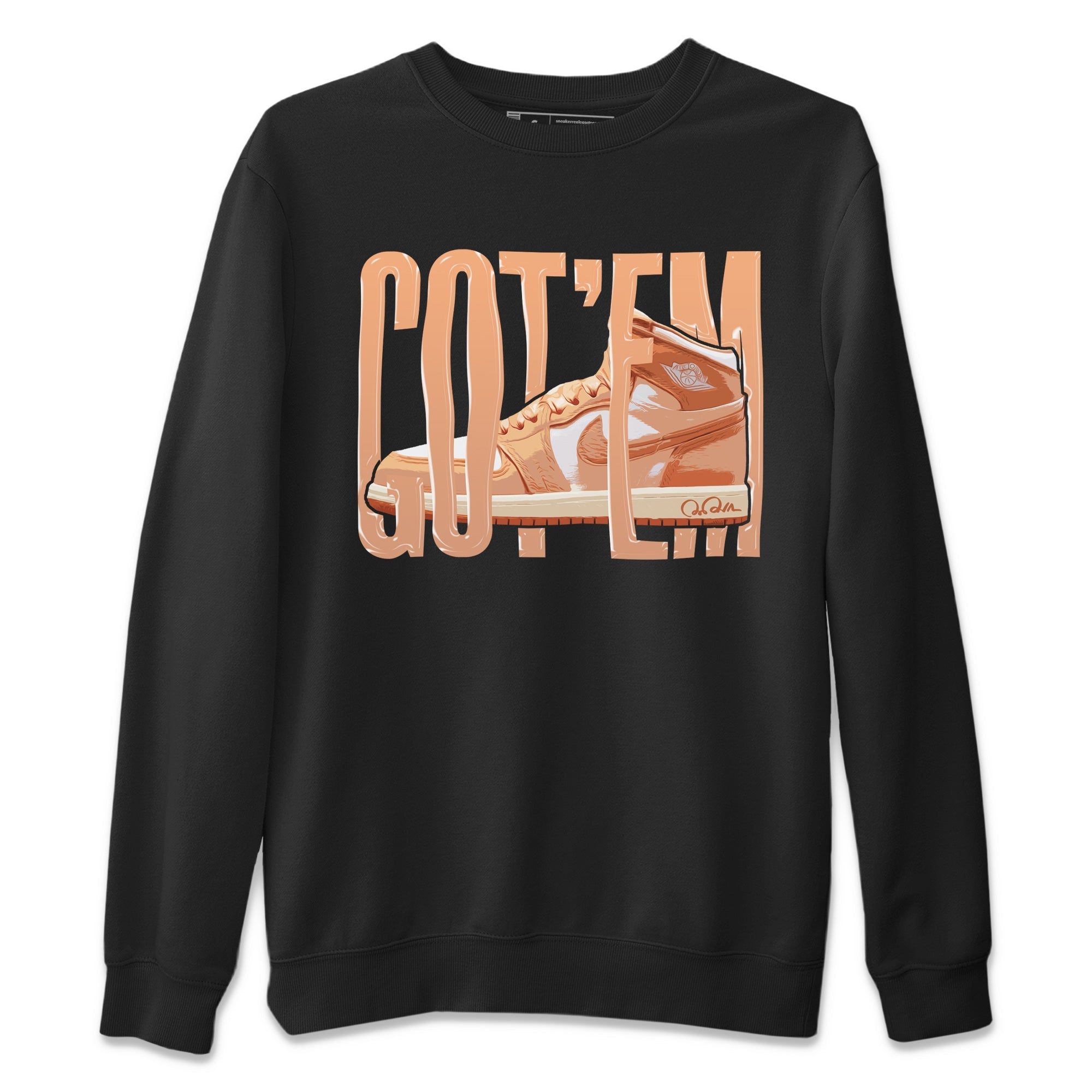 Air Jordan 1 Praline shirt to match jordans Wiggling Gotem Streetwear Sneaker Shirt AJ1Praline Drip Gear Zone Sneaker Matching Clothing Unisex Black 2 T-Shirt