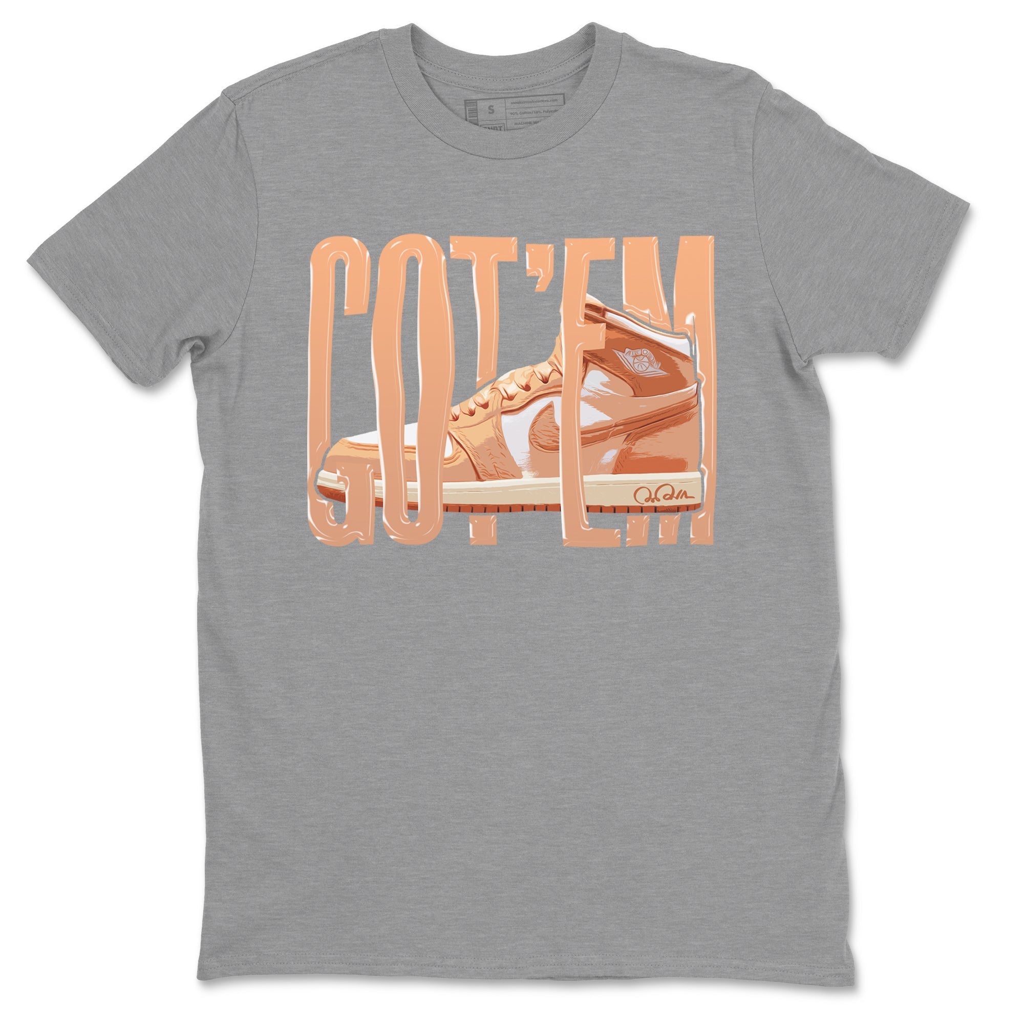 Air Jordan 1 Praline shirt to match jordans Wiggling Gotem Streetwear Sneaker Shirt AJ1Praline Drip Gear Zone Sneaker Matching Clothing Unisex Heather Grey 2 T-Shirt
