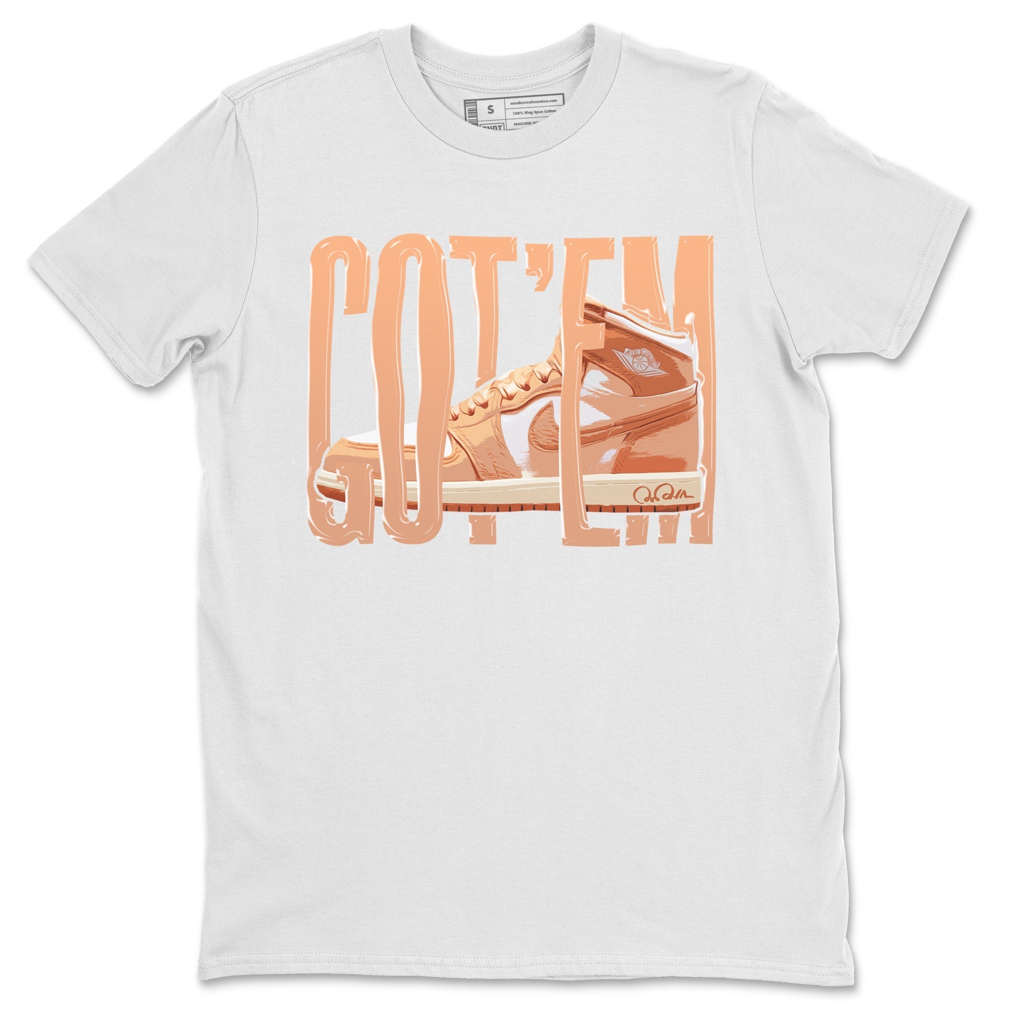 Air Jordan 1 Praline shirt to match jordans Wiggling Gotem Streetwear Sneaker Shirt AJ1Praline Drip Gear Zone Sneaker Matching Clothing Unisex White 2 T-Shirt