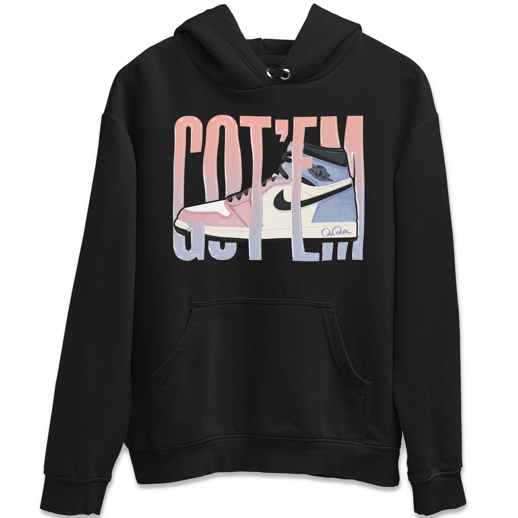 Air Jordan 1 Skyline Shirt To Match Jordans Wiggling Gotem Sneaker Tees AJ1 Skyline Drip Gear Zone Sneaker Matching Clothing Unisex Shirts Black 2