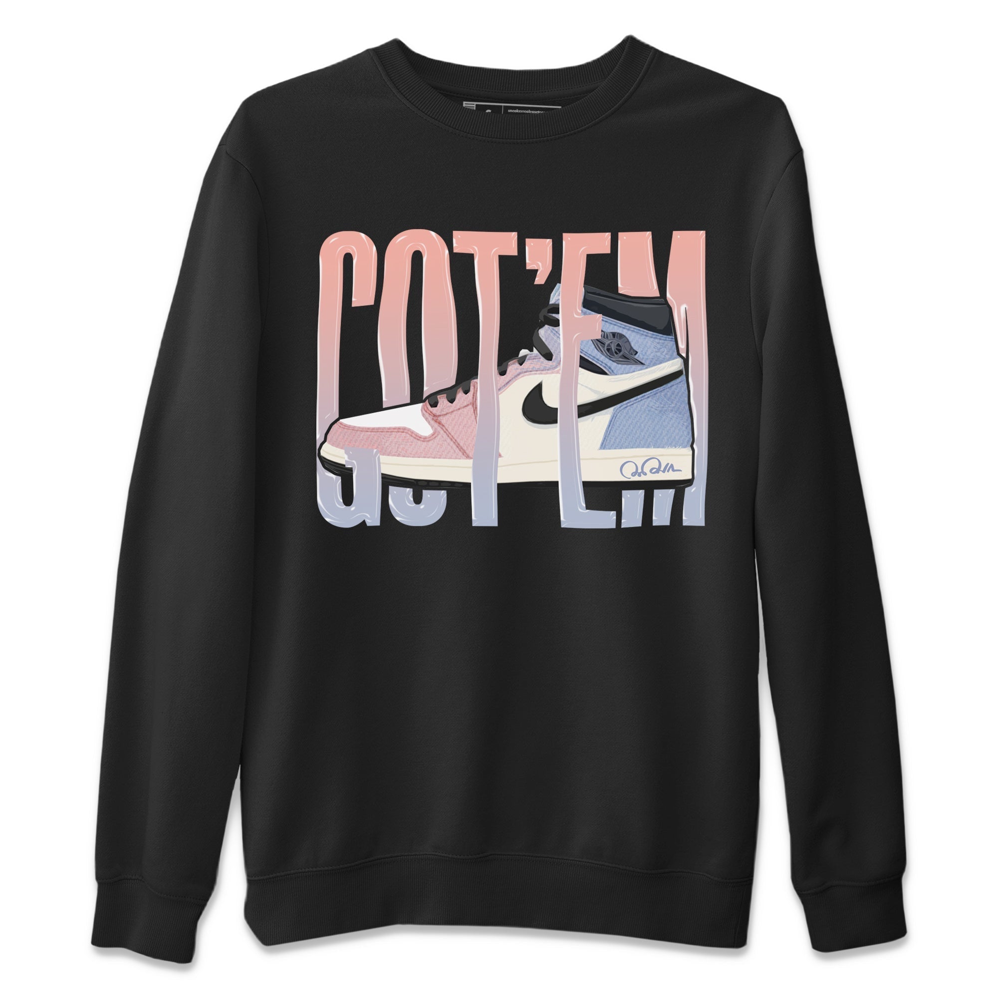 Air Jordan 1 Skyline Shirt To Match Jordans Wiggling Gotem Sneaker Tees AJ1 Skyline Drip Gear Zone Sneaker Matching Clothing Unisex Shirts Black 2