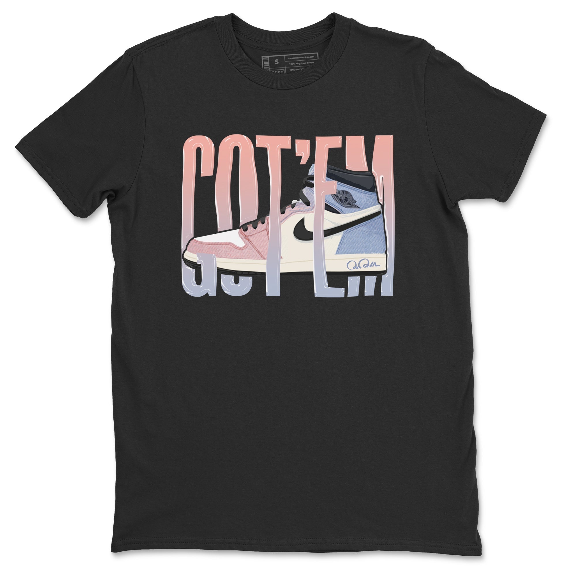 Air Jordan 1 Skyline Shirt To Match Jordans Wiggling Gotem Sneaker Tees AJ1 Skyline Drip Gear Zone Sneaker Matching Clothing Unisex Shirts Black 2