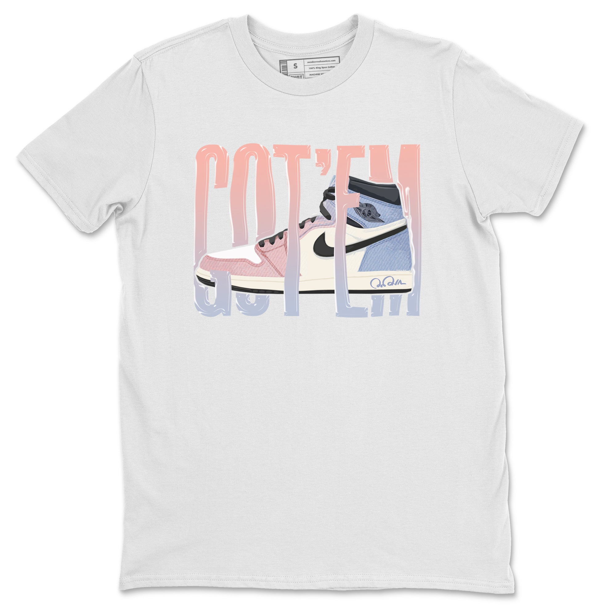 Air Jordan 1 Skyline Shirt To Match Jordans Wiggling Gotem Sneaker Tees AJ1 Skyline Drip Gear Zone Sneaker Matching Clothing Unisex Shirts White 2