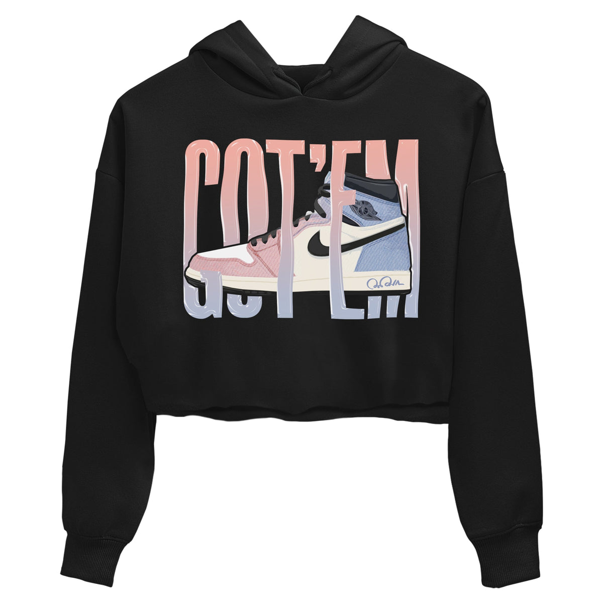 Air Jordan 1 Skyline Shirt To Match Jordans Wiggling Gotem Sneaker Tees AJ1 Skyline Drip Gear Zone Sneaker Matching Clothing Women's Shirts Black 2