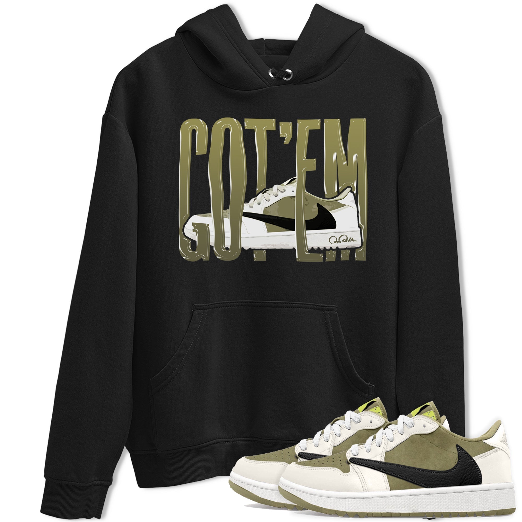 Air Jordan 1 Travis Scott Golf shirt to match jordans Wiggling Gotem Streetwear Sneaker Shirt AJ1 lowTravis Scott Golf Drip Gear Zone Sneaker Matching Clothing Unisex Black 1 T-Shirt