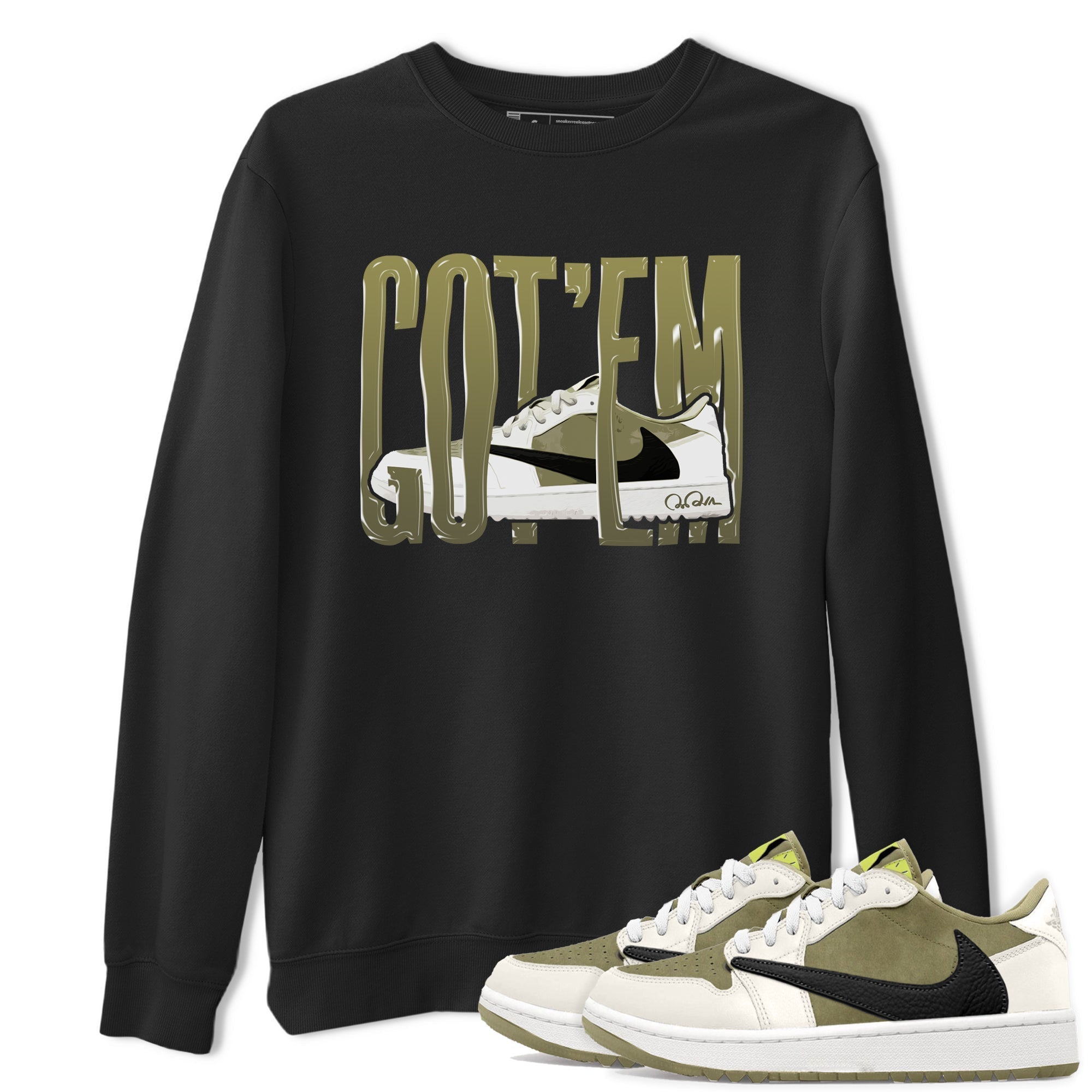 Air Jordan 1 Travis Scott Golf shirt to match jordans Wiggling Gotem Streetwear Sneaker Shirt AJ1 lowTravis Scott Golf Drip Gear Zone Sneaker Matching Clothing Unisex Black 1 T-Shirt