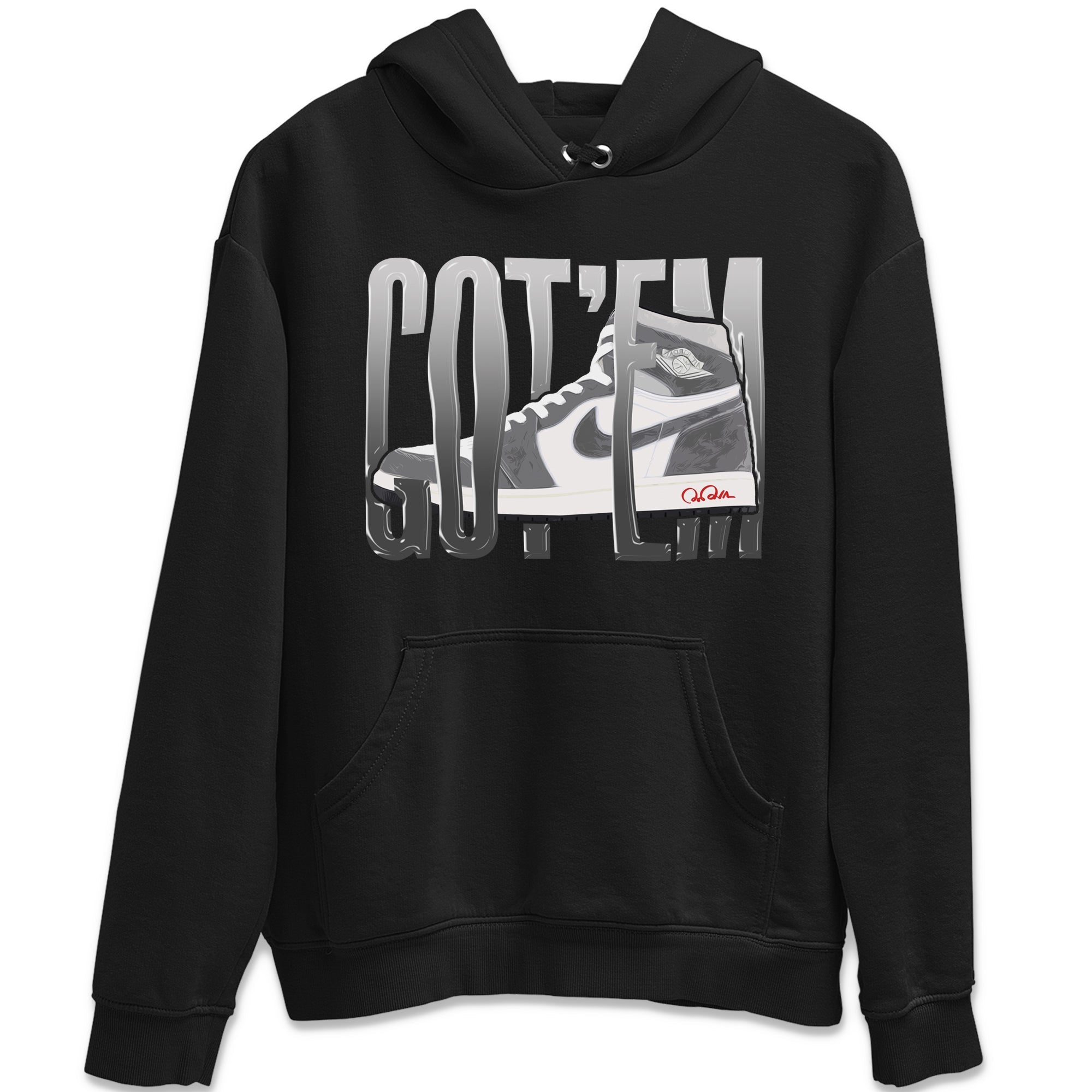 Air Jordan 1 Washed Heritage Sneaker Match Tees Wiggling Gotem Streetwear Sneaker Shirt AJ1 Washed Heritage Sneaker Release Tees Unisex Shirts Black 2