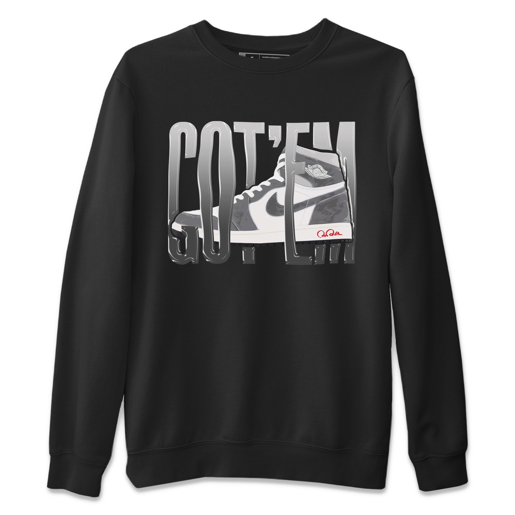 Air Jordan 1 Washed Heritage Sneaker Match Tees Wiggling Gotem Streetwear Sneaker Shirt AJ1 Washed Heritage Sneaker Release Tees Unisex Shirts Black 2