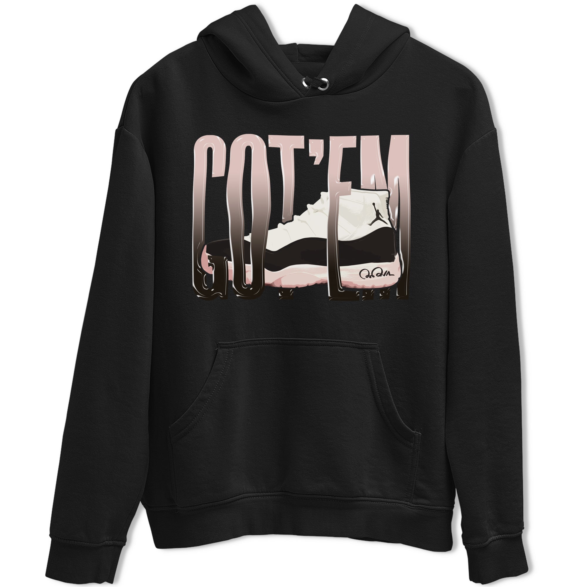 Air Jordan 11 Neapolitan shirt to match jordans Wiggling Gotem sneaker matching t-shirts and clothing AJ11 Neapolitan Drip Gear Zone Cotton Casual Unisex Black 2 T-Shirt