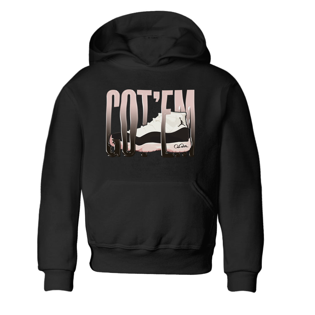 Air Jordan 11 Neapolitan shirt to match jordans Wiggling Gotem sneaker matching t-shirts and clothing AJ11 Neapolitan Drip Gear Zone Youth Kids Toddler Black 2 T-Shirt