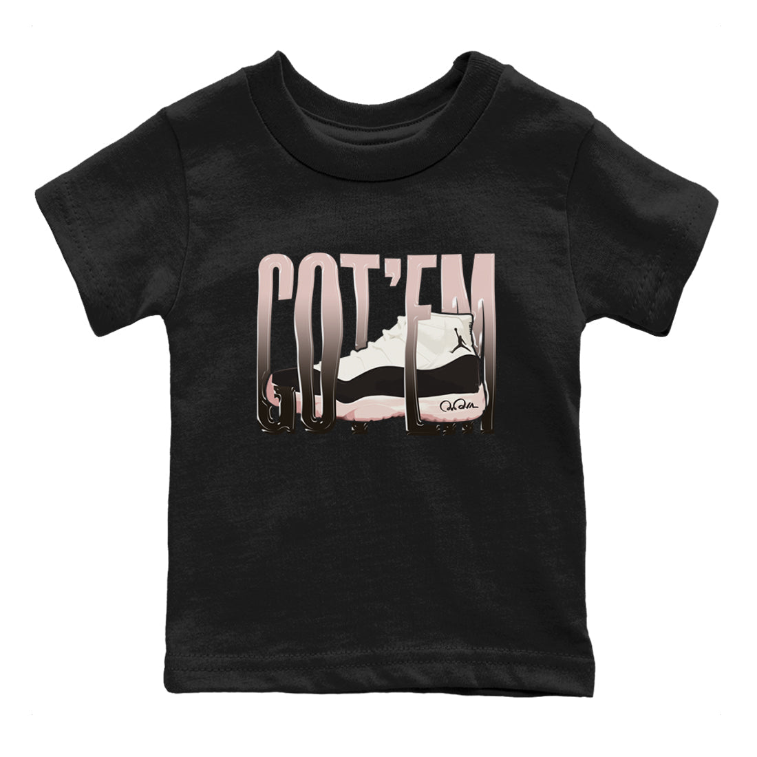 Air Jordan 11 Neapolitan shirt to match jordans Wiggling Gotem sneaker matching t-shirts and clothing AJ11 Neapolitan Drip Gear Zone Youth Kids Toddler Black 2 T-Shirt