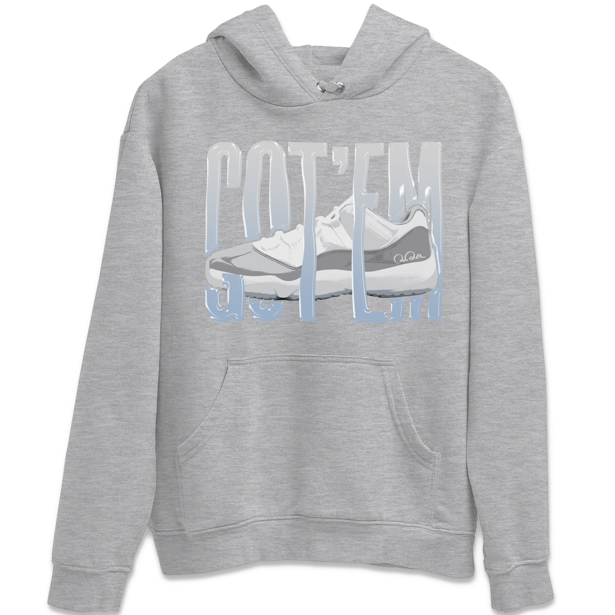 Air Jordan 11 White Cement Sneaker Match Tees Wiggling Gotem Streetwear Sneaker Shirt Air Jordan 11 Cement Grey Sneaker Release Tees Unisex Shirts Heather Grey 2