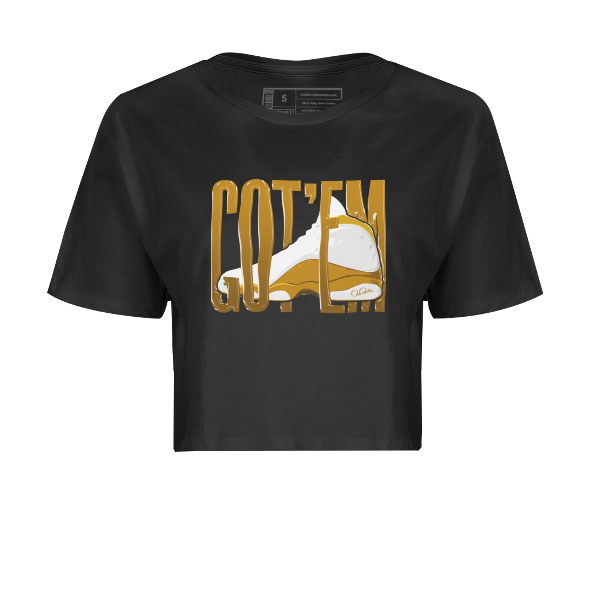 Air Jordan 13 Wheat Sneaker Match Tees Wiggling Gotem Streetwear Sneaker Shirt AJ13 Wheat Sneaker Release Tees Women's Shirts Black 2