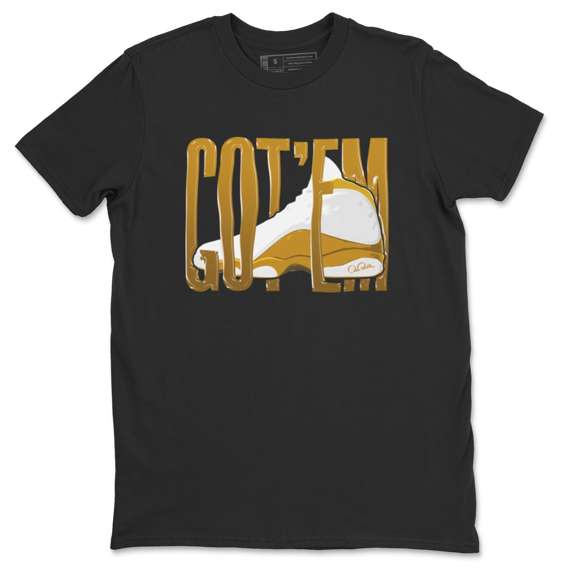 Air Jordan 13 Wheat Sneaker Match Tees Wiggling Gotem Streetwear Sneaker Shirt AJ13 Wheat Sneaker Release Tees Unisex Shirts Black 2