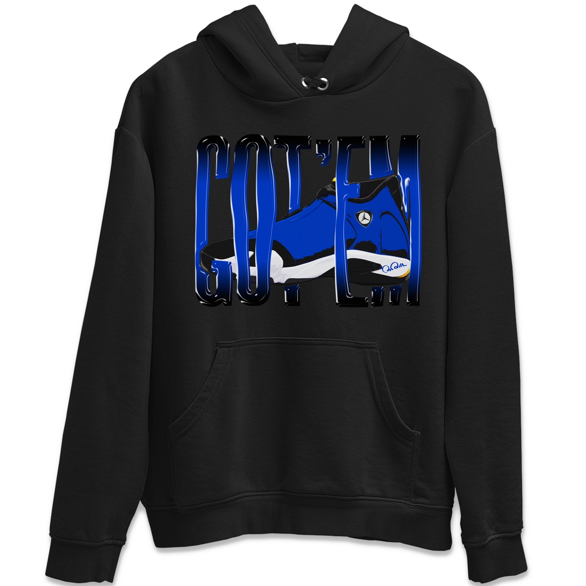 Air Jordan 14 Laney Sneaker Match Tees Wiggling Gotem Streetwear Sneaker Shirt AJ14 Laney Sneaker Release Tees Unisex Shirts Black 2