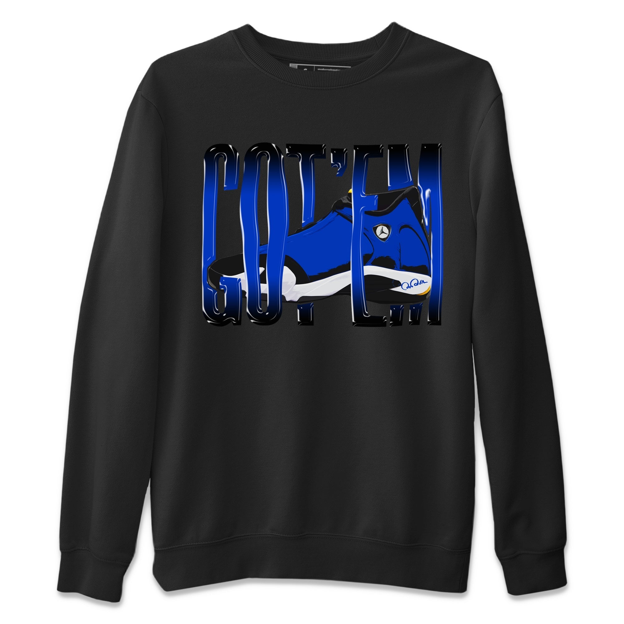 Air Jordan 14 Laney Sneaker Match Tees Wiggling Gotem Streetwear Sneaker Shirt AJ14 Laney Sneaker Release Tees Unisex Shirts Black 2