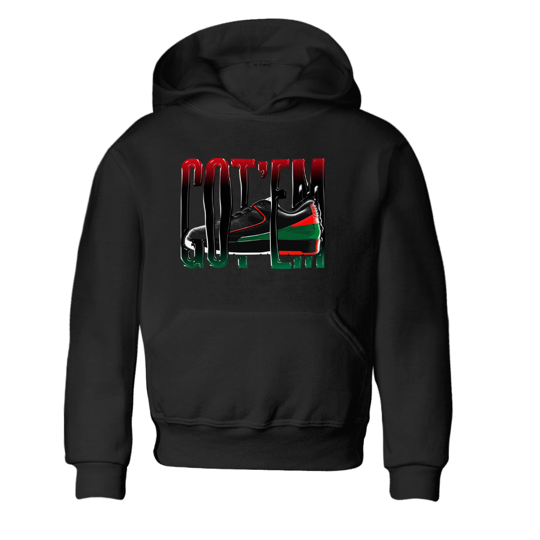 Jordan 2 Low Christmas X-mas Holiday special gift shirt to match jordans Wiggling Gotem sneaker tees Air Jordan 2 Christmas Drip Gear Zone Baby Toddler Black 2 T-Shirt