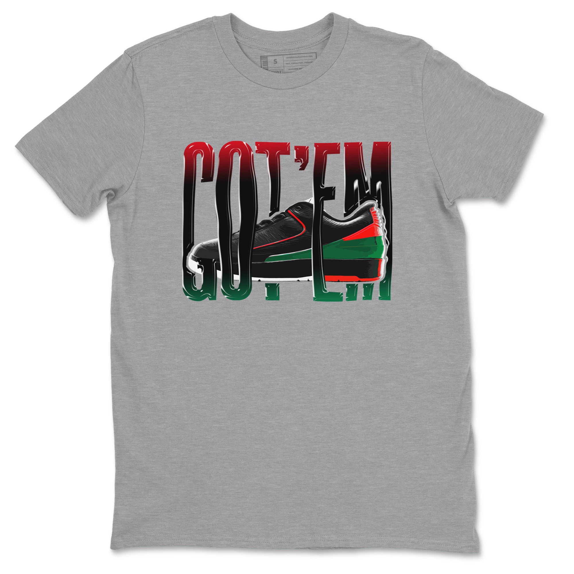 Jordan 2 Low Christmas X-mas Holiday special gift shirt to match jordans Wiggling Gotem sneaker tees Air Jordan 2 Christmas Drip Gear Zone Unisex Heather Grey 2 T-Shirt