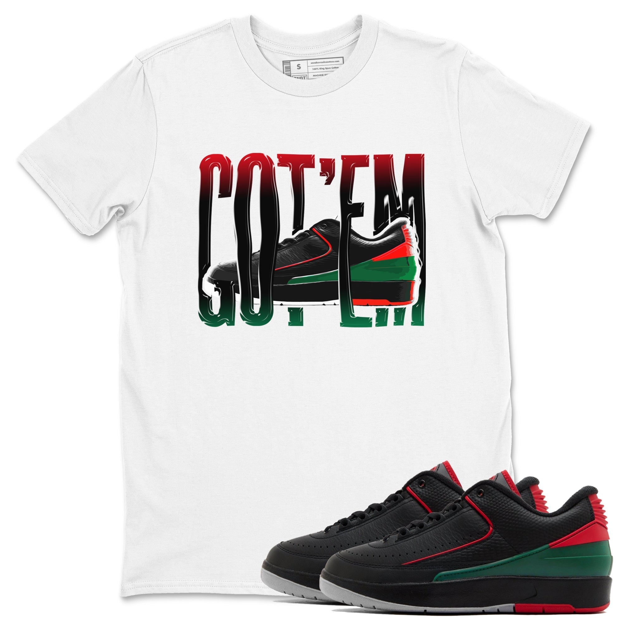 Jordan 2 Low Christmas X-mas Holiday special gift shirt to match jordans Wiggling Gotem sneaker tees Air Jordan 2 Christmas Drip Gear Zone Unisex White 1 T-Shirt