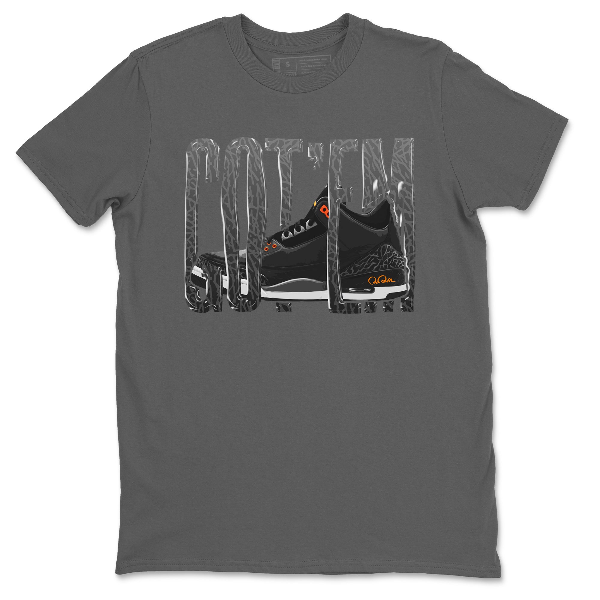 Air Jordan 3 Fear shirt to match jordans Wiggling Gotem sneaker tees AJ3 Fear Drip Gear Zone Unisex Cool Grey 2 T-Shirt