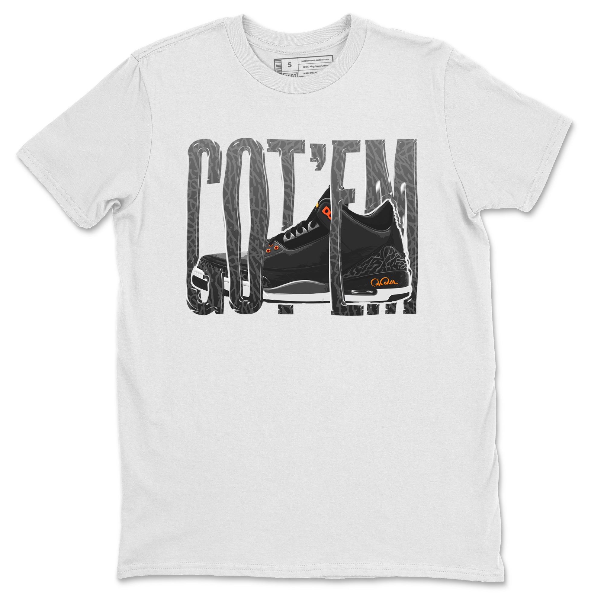 Air Jordan 3 Fear shirt to match jordans Wiggling Gotem sneaker tees AJ3 Fear Drip Gear Zone Unisex White 2 T-Shirt