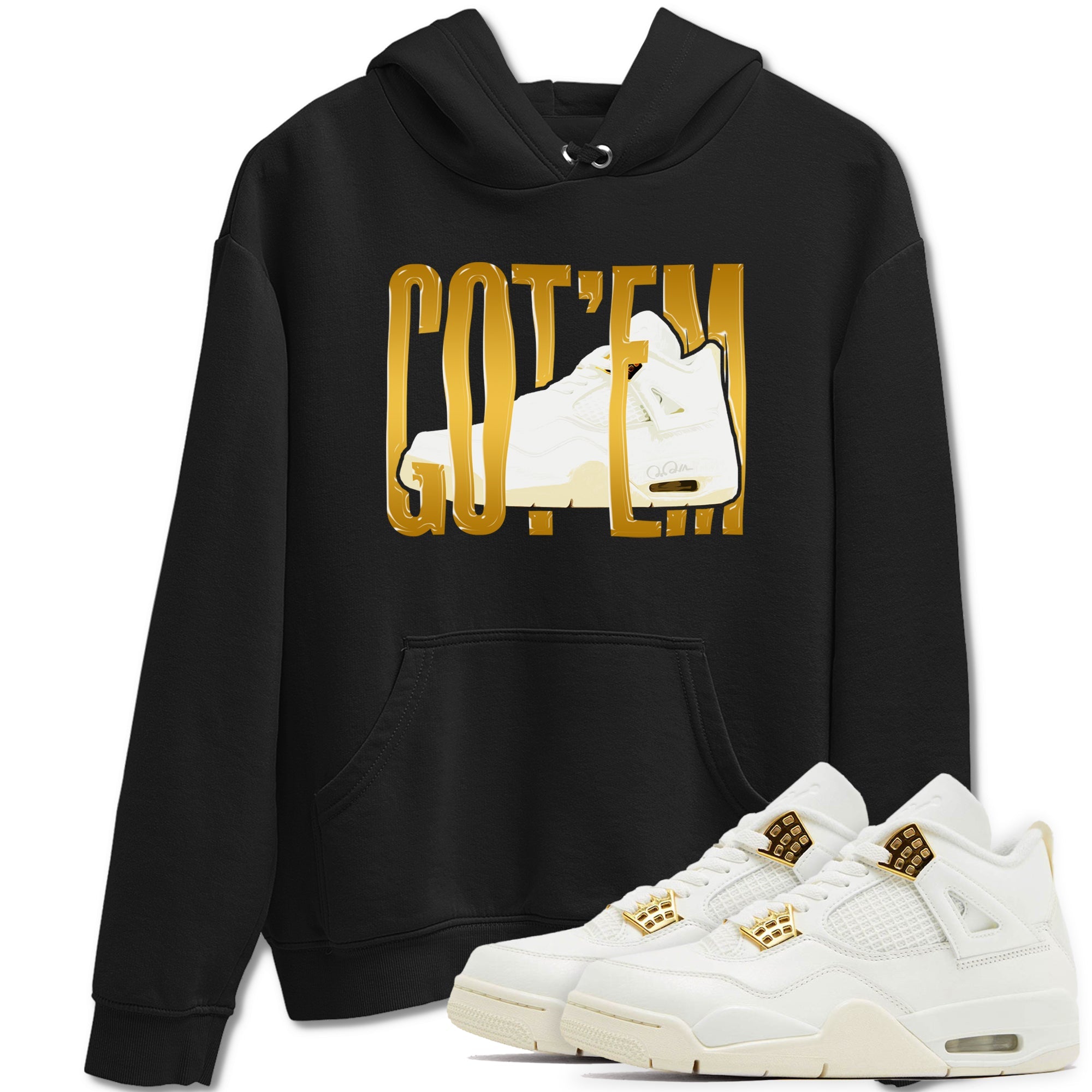 4s Sail 2024 shirt to match jordans Wiggling Gotem sneaker tees Air Jordan 4 Sail 2024 Drip Gear Zone unisex cotton Black 1 crew neck shirt