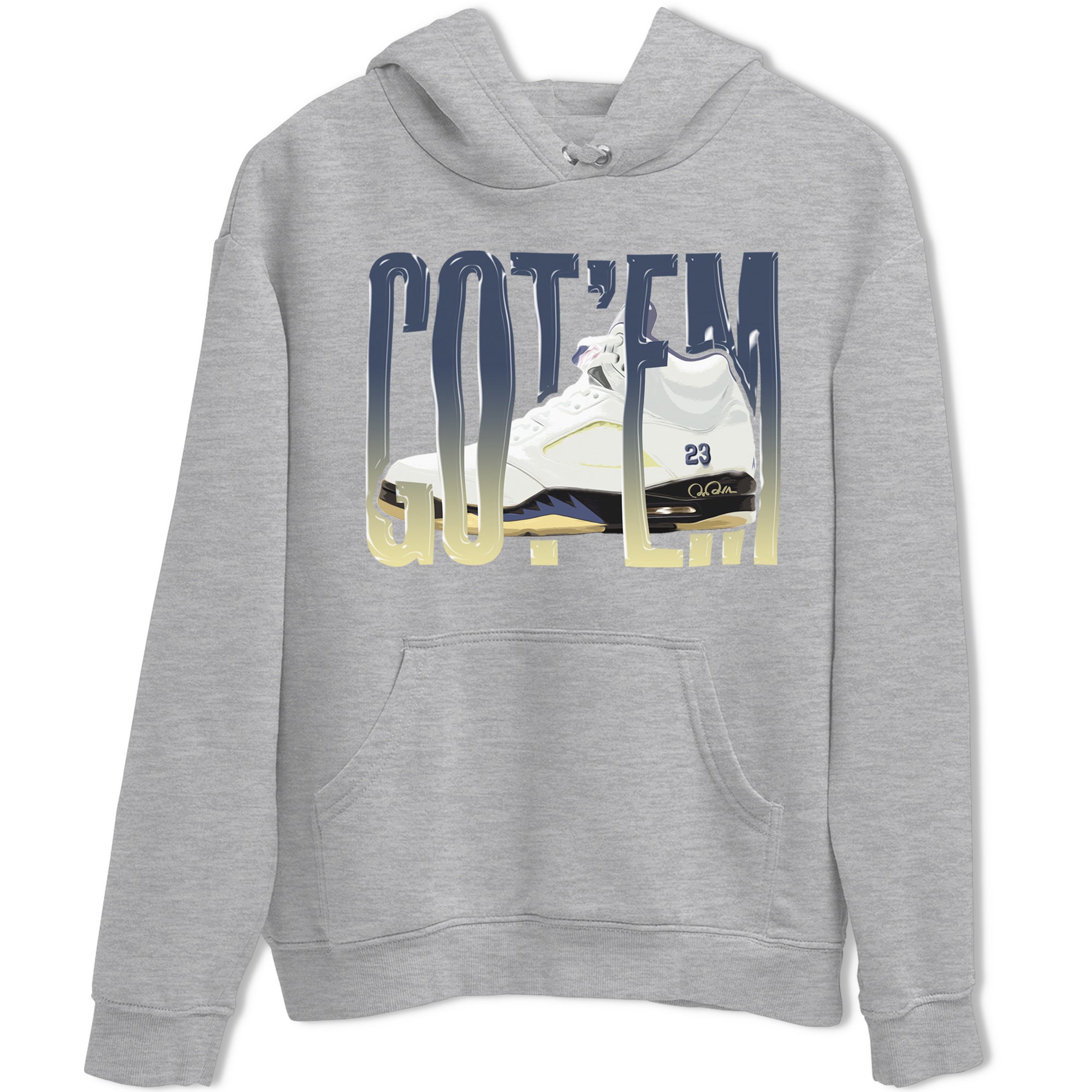Air Jordan 5 A Ma Maniere x Photon Dust shirt to match jordans Wiggling Gotem sneaker tees Jordan 5 A Ma Maniere "Dawn" Drip Gear Zone Unisex Heather Grey 2 T-Shirt
