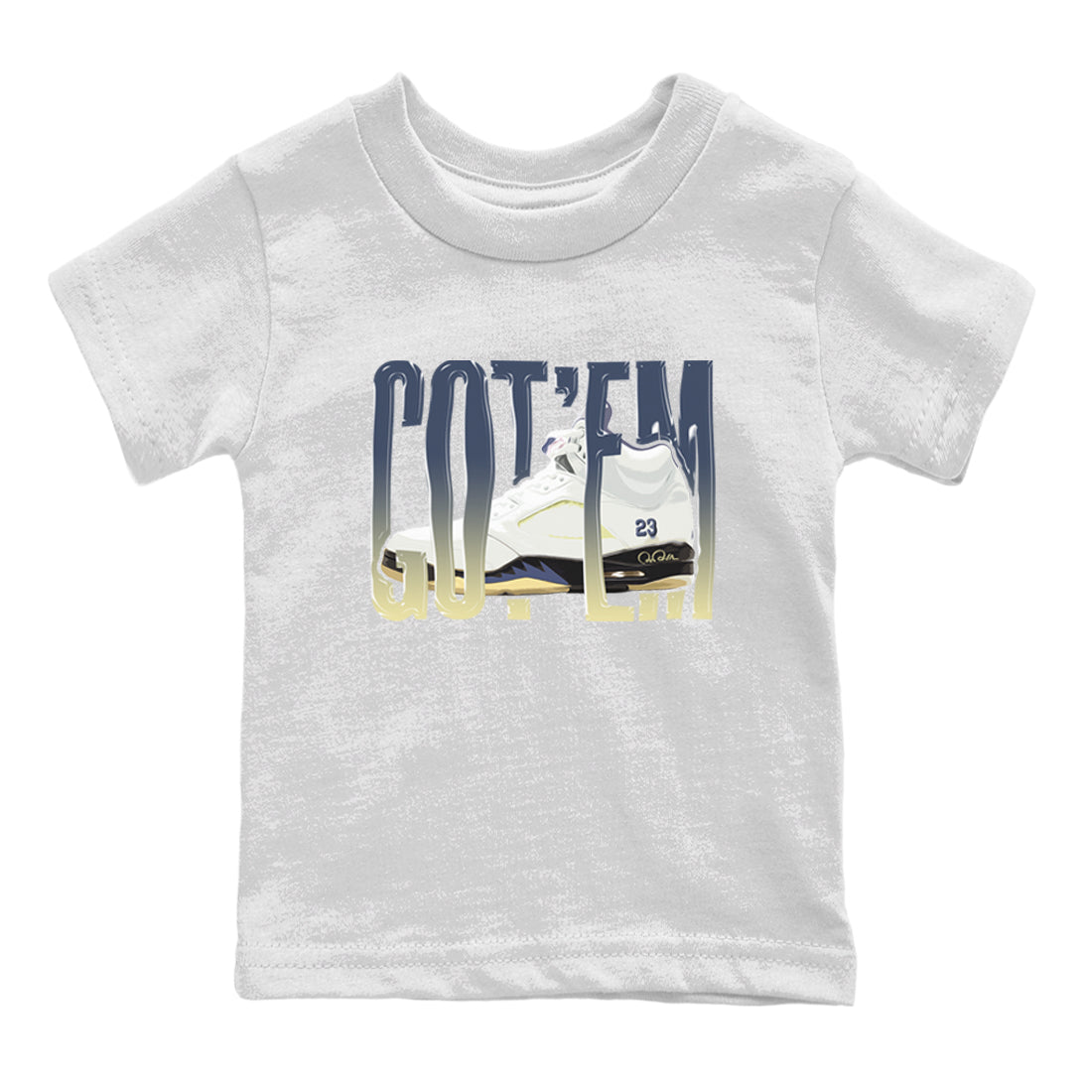 Air Jordan 5 A Ma Maniere x Photon Dust shirt to match jordans Wiggling Gotem sneaker tees Jordan 5 A Ma Maniere "Dawn" Drip Gear Zone Baby Toddler White 2 T-Shirt