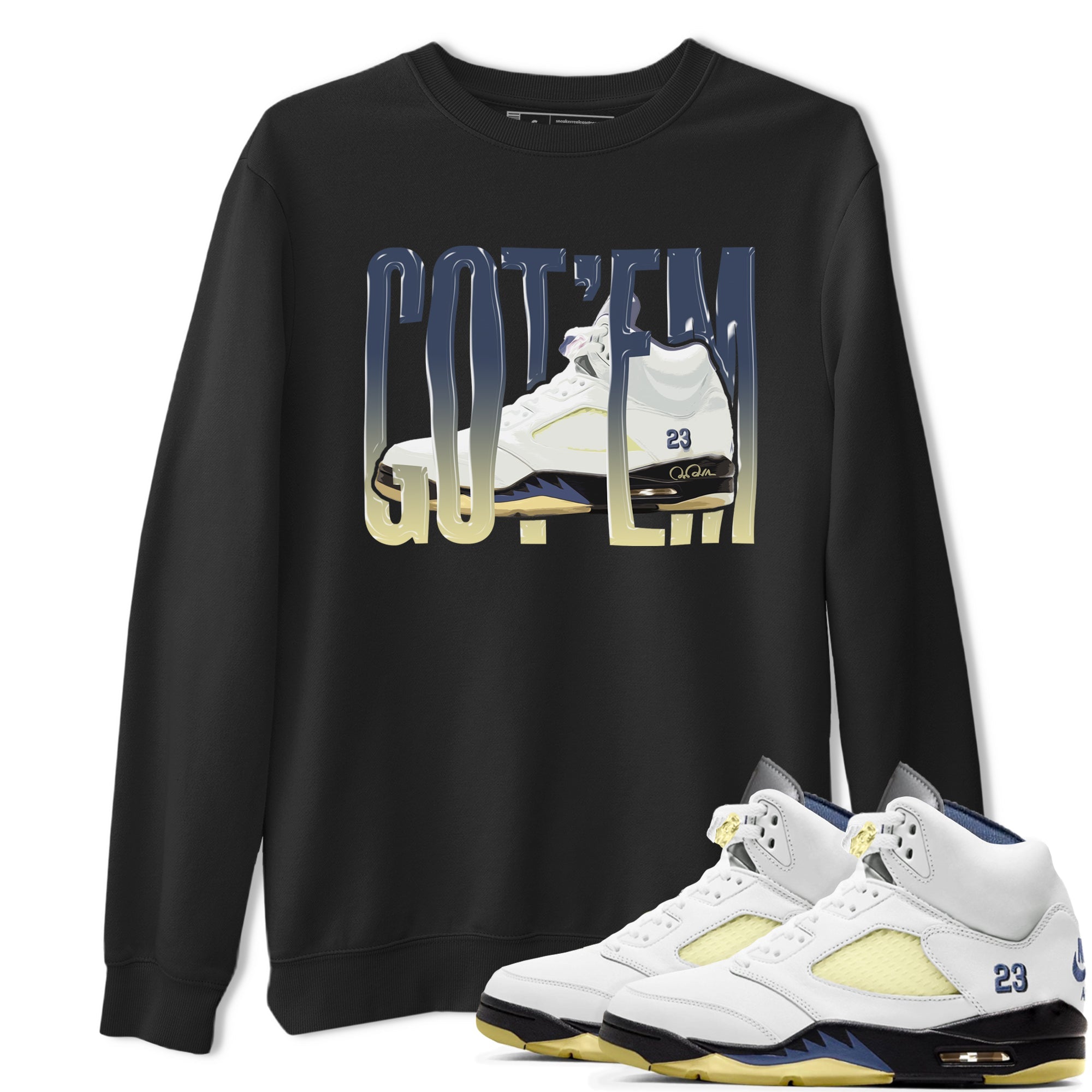 Air Jordan 5 A Ma Maniere x Photon Dust shirt to match jordans Wiggling Gotem sneaker tees Jordan 5 A Ma Maniere "Dawn" Drip Gear Zone Unisex Black 1 T-Shirt