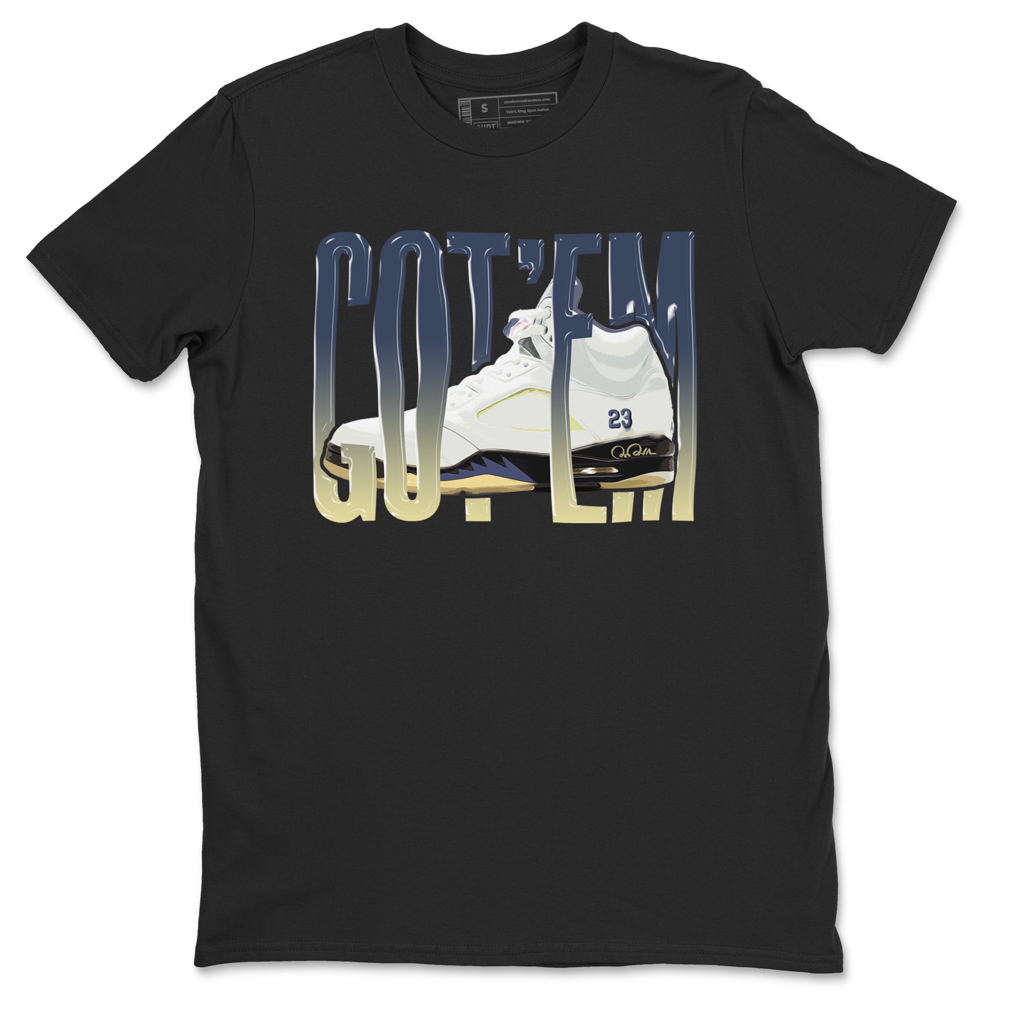 Air Jordan 5 A Ma Maniere x Photon Dust shirt to match jordans Wiggling Gotem sneaker tees Jordan 5 A Ma Maniere "Dawn" Drip Gear Zone Unisex Black 2 T-Shirt