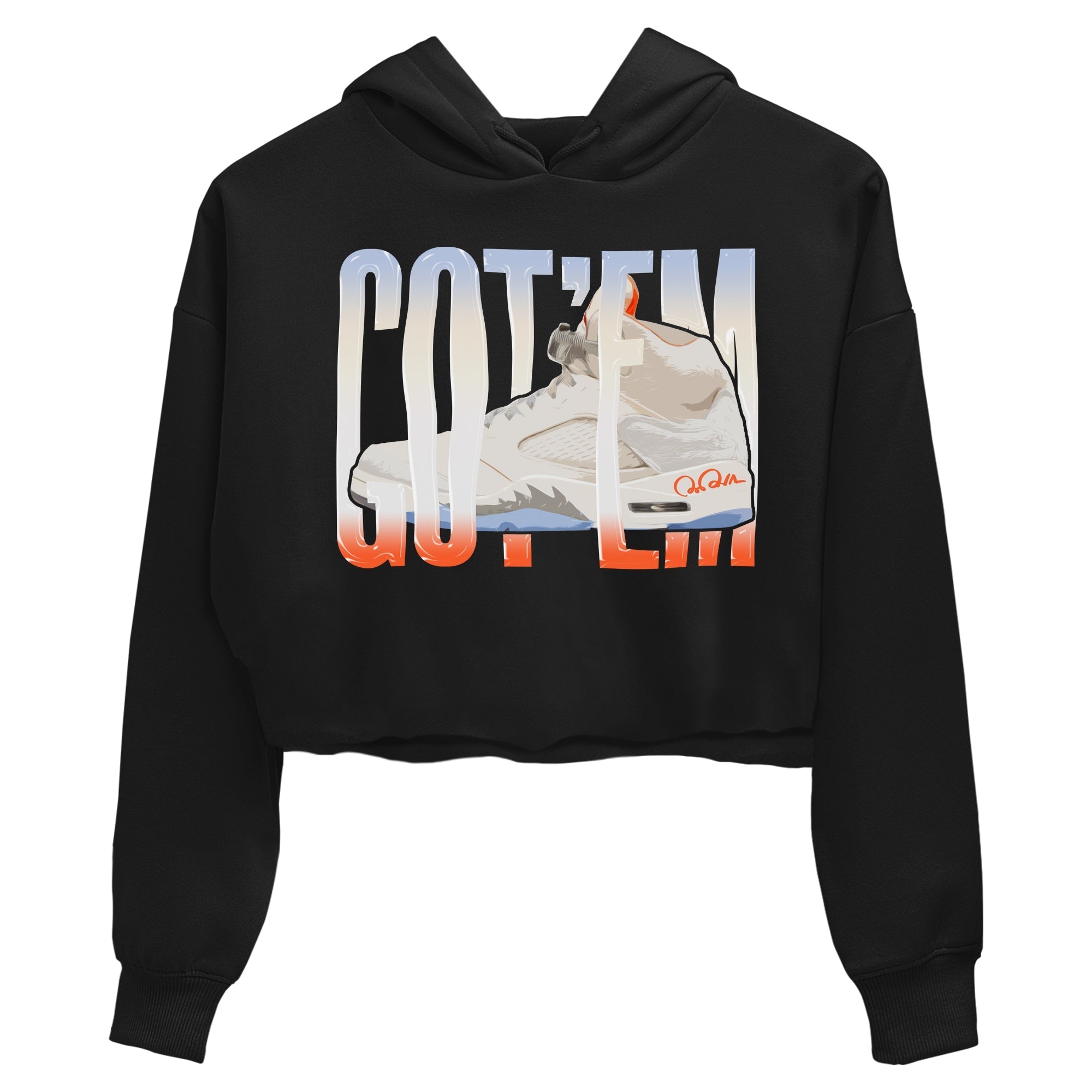 Air Jordan 5 Craft Sneaker Match Tees Wiggling Gotem Streetwear Sneaker Shirt AJ5 SE Craft Sneaker Release Tees Women's Shirts Black 2