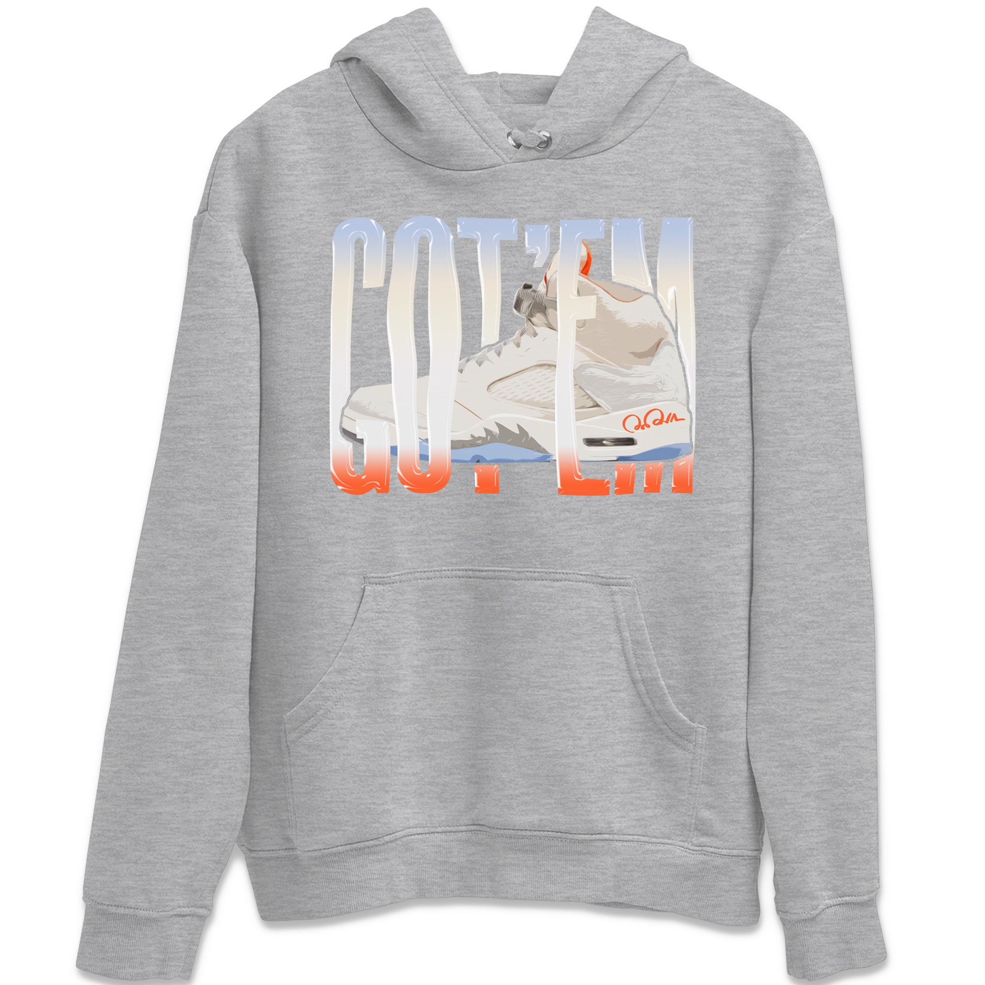 Air Jordan 5 Craft Sneaker Match Tees Wiggling Gotem Streetwear Sneaker Shirt AJ5 SE Craft Sneaker Release Tees Unisex Shirts Heather Grey 2