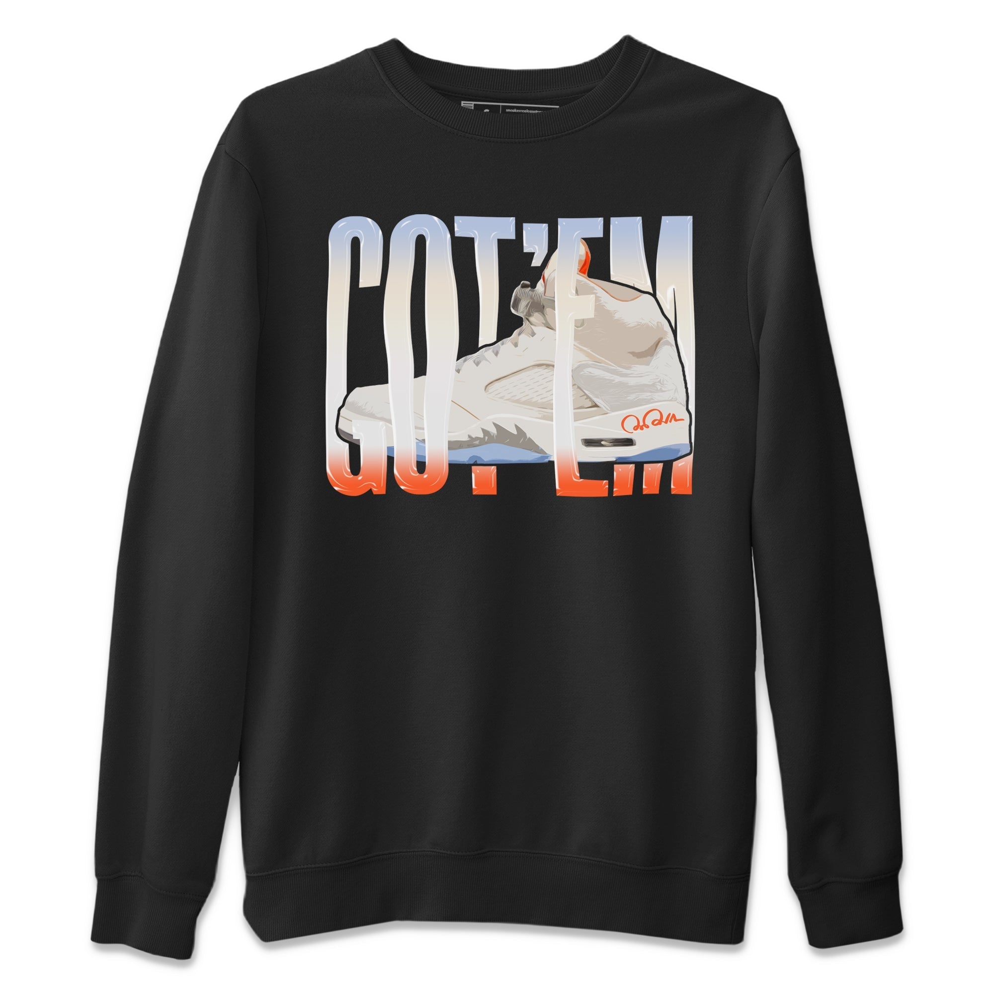 Air Jordan 5 Craft Sneaker Match Tees Wiggling Gotem Streetwear Sneaker Shirt AJ5 SE Craft Sneaker Release Tees Unisex Shirts Black 2
