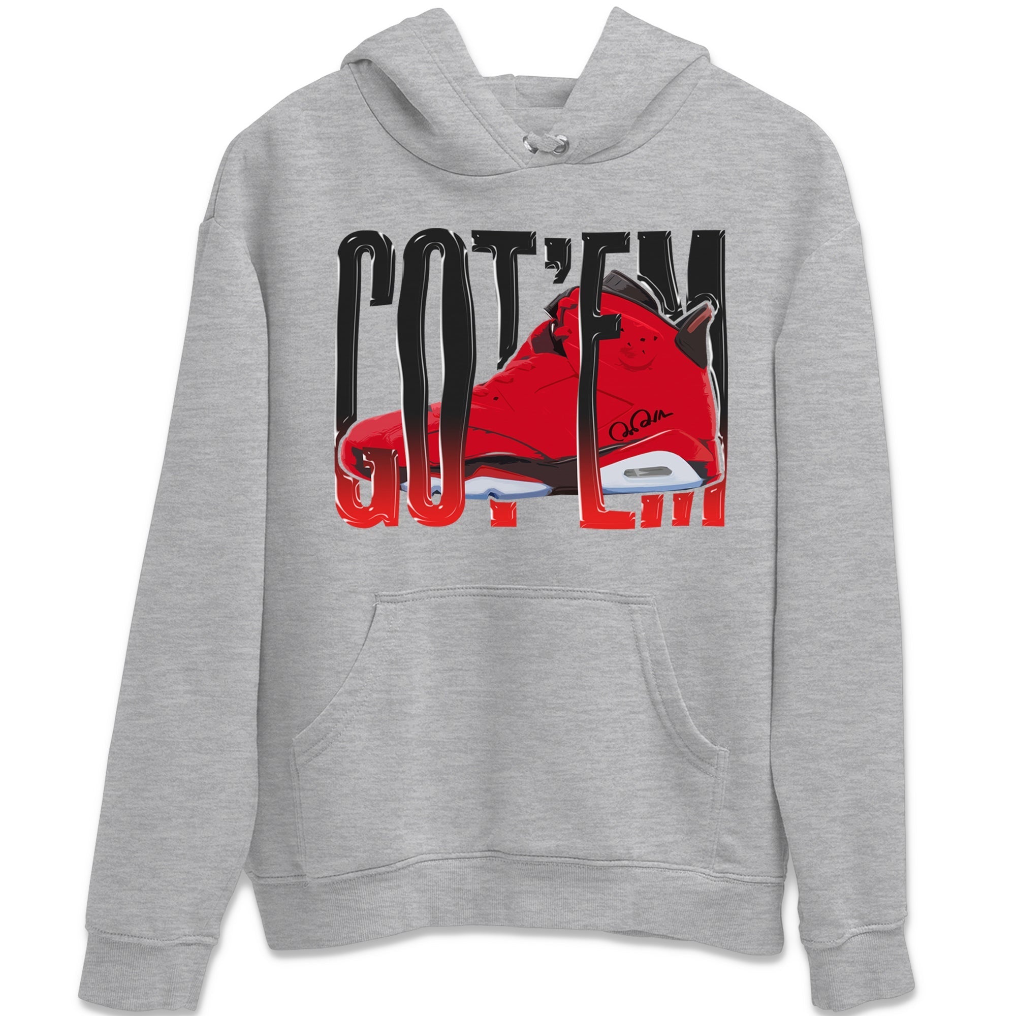 Air Jordan 6 Toro Bravo Sneaker Match Tees Wiggling Gotem Streetwear Sneaker Shirt 3D Graphic Design Shirts AJ6 Toro Bravo Sneaker Release Tees Unisex Shirts Heather Grey 2