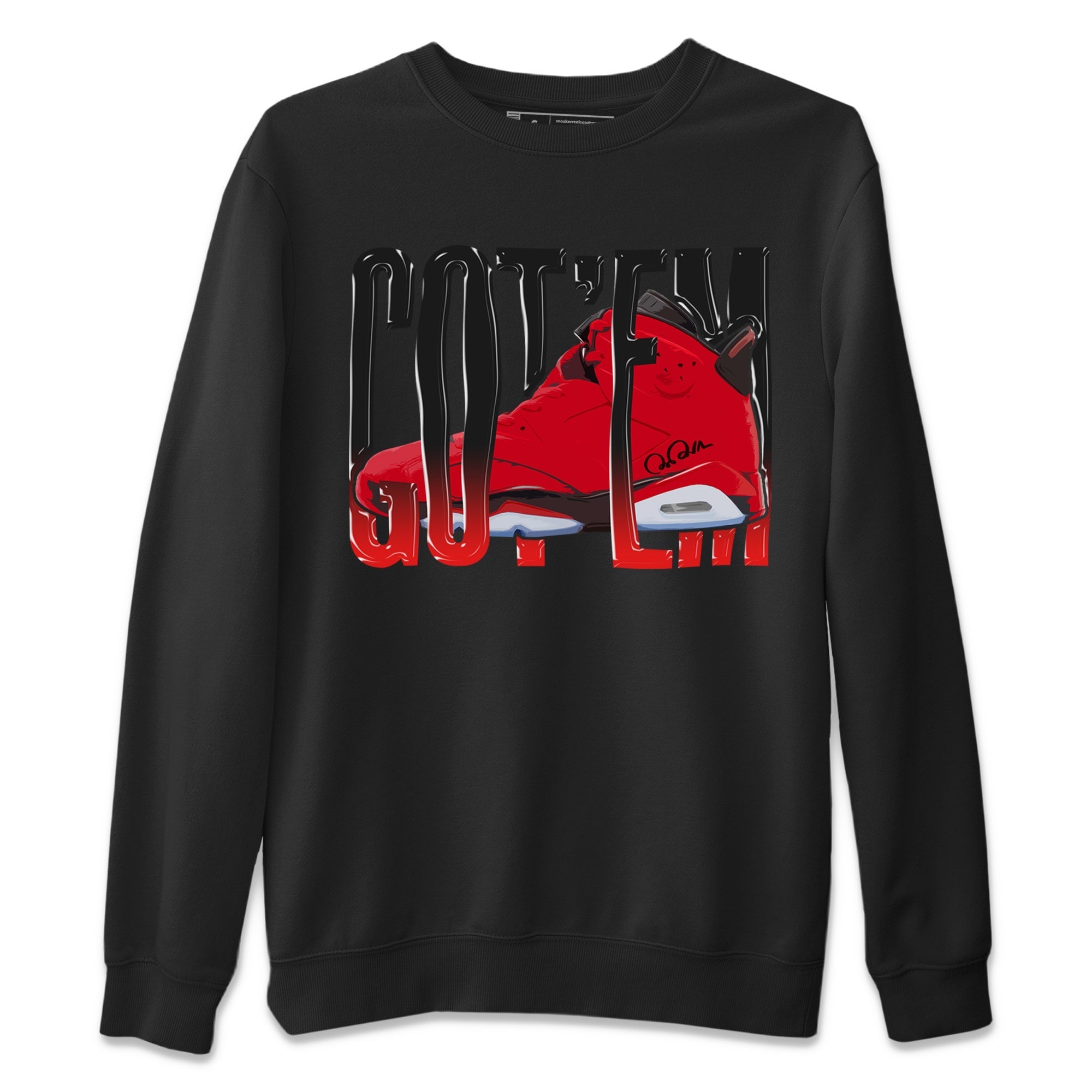 Air Jordan 6 Toro Bravo Sneaker Match Tees Wiggling Gotem Streetwear Sneaker Shirt 3D Graphic Design Shirts AJ6 Toro Bravo Sneaker Release Tees Unisex Shirts Black 2