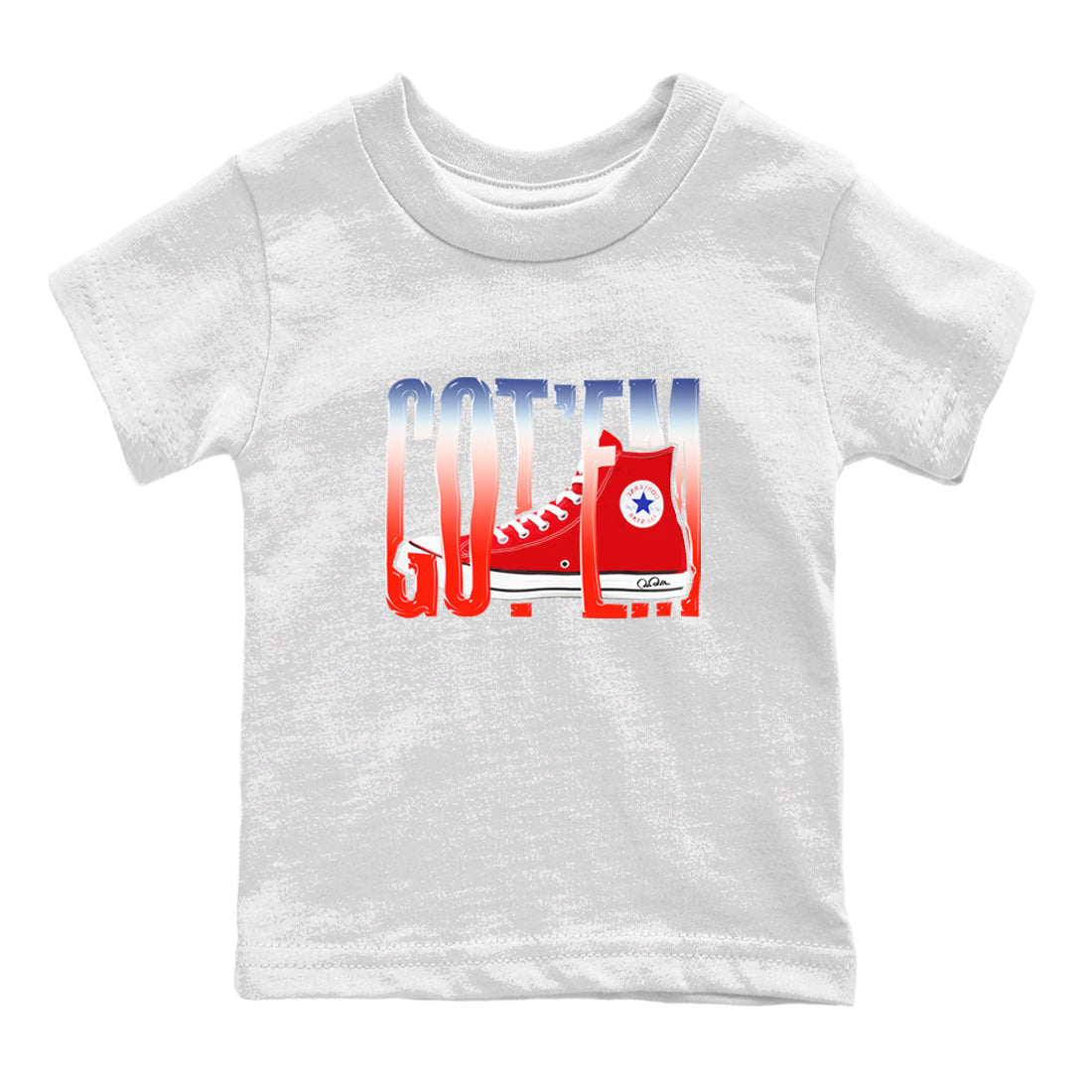 Converse High Top Red shirt to match sneakers Wiggling Gotem sneaker tees Shoes Match Converse High Top Red Drip Gear Zone Sneaker Tee Baby Toddler White 2 T-Shirt